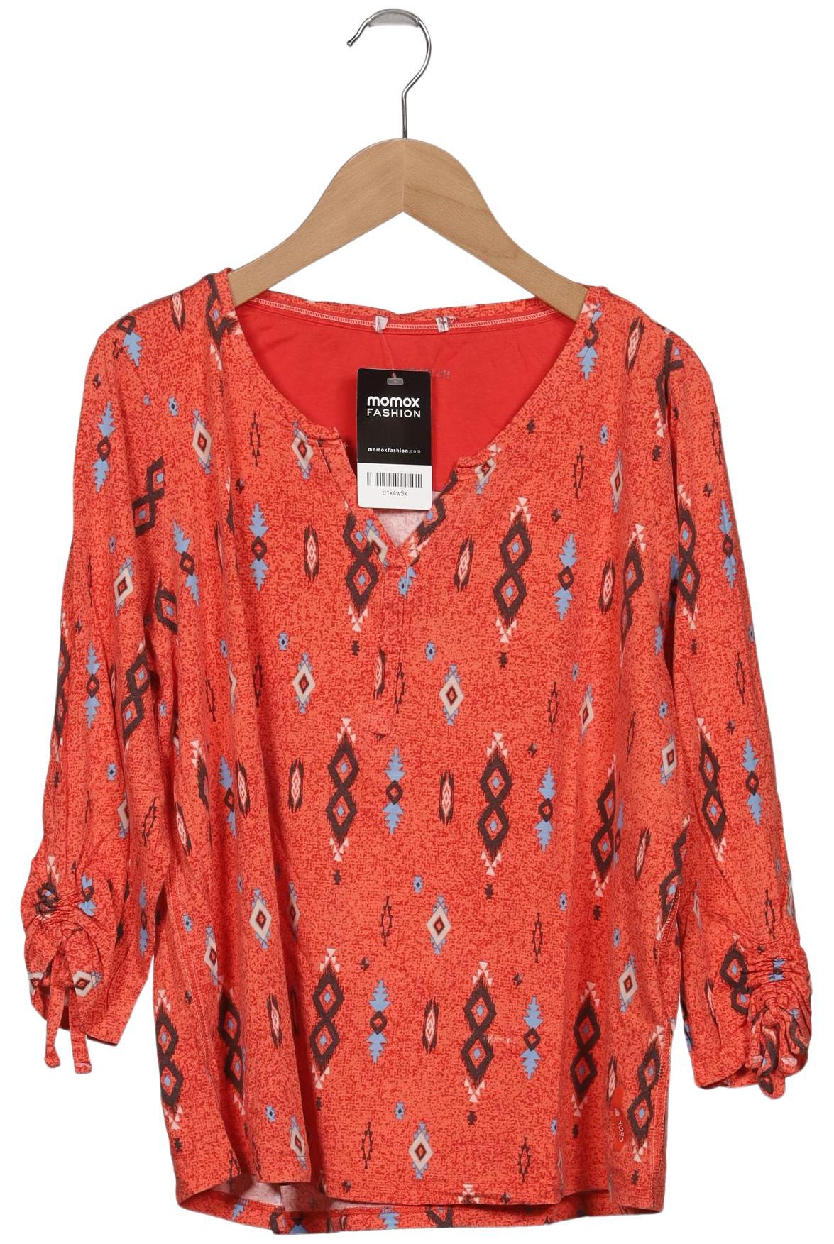 

Cecil Damen Langarmshirt, rot, Gr. 42