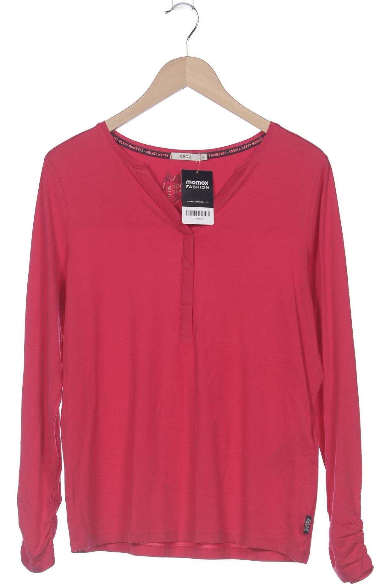 

Cecil Damen Langarmshirt, pink, Gr. 38
