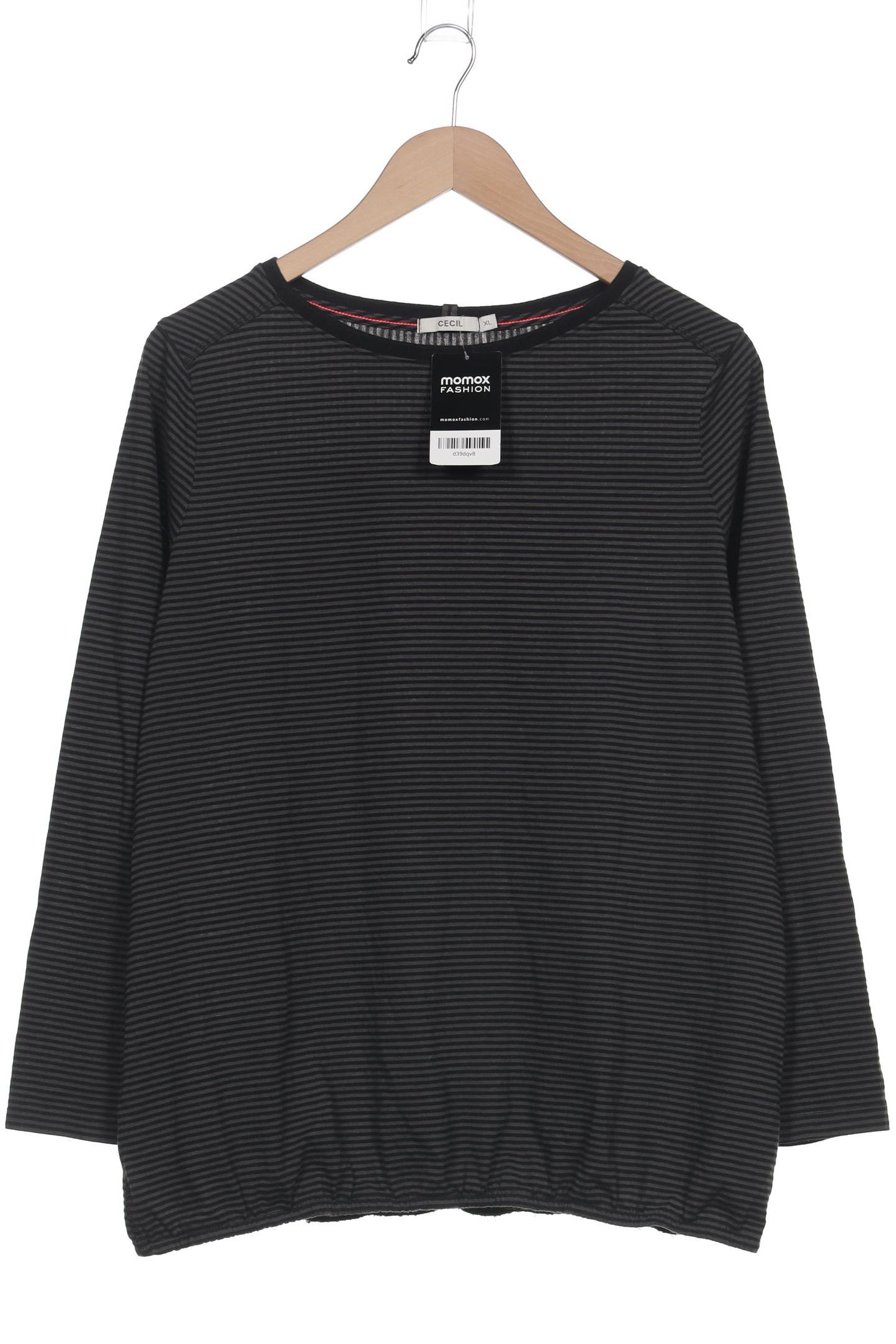 

Cecil Damen Langarmshirt, schwarz, Gr. 44