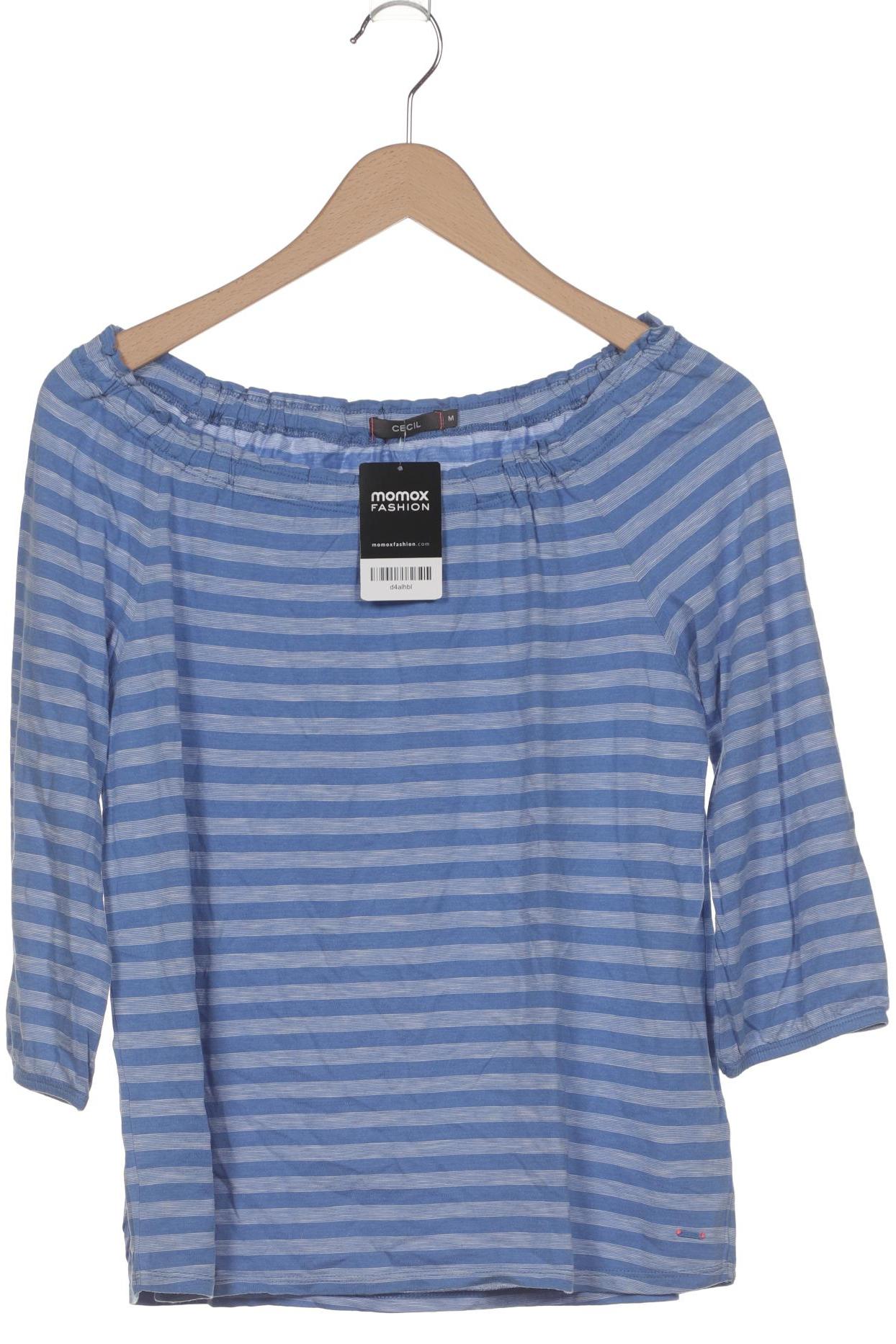 

Cecil Damen Langarmshirt, blau, Gr. 38