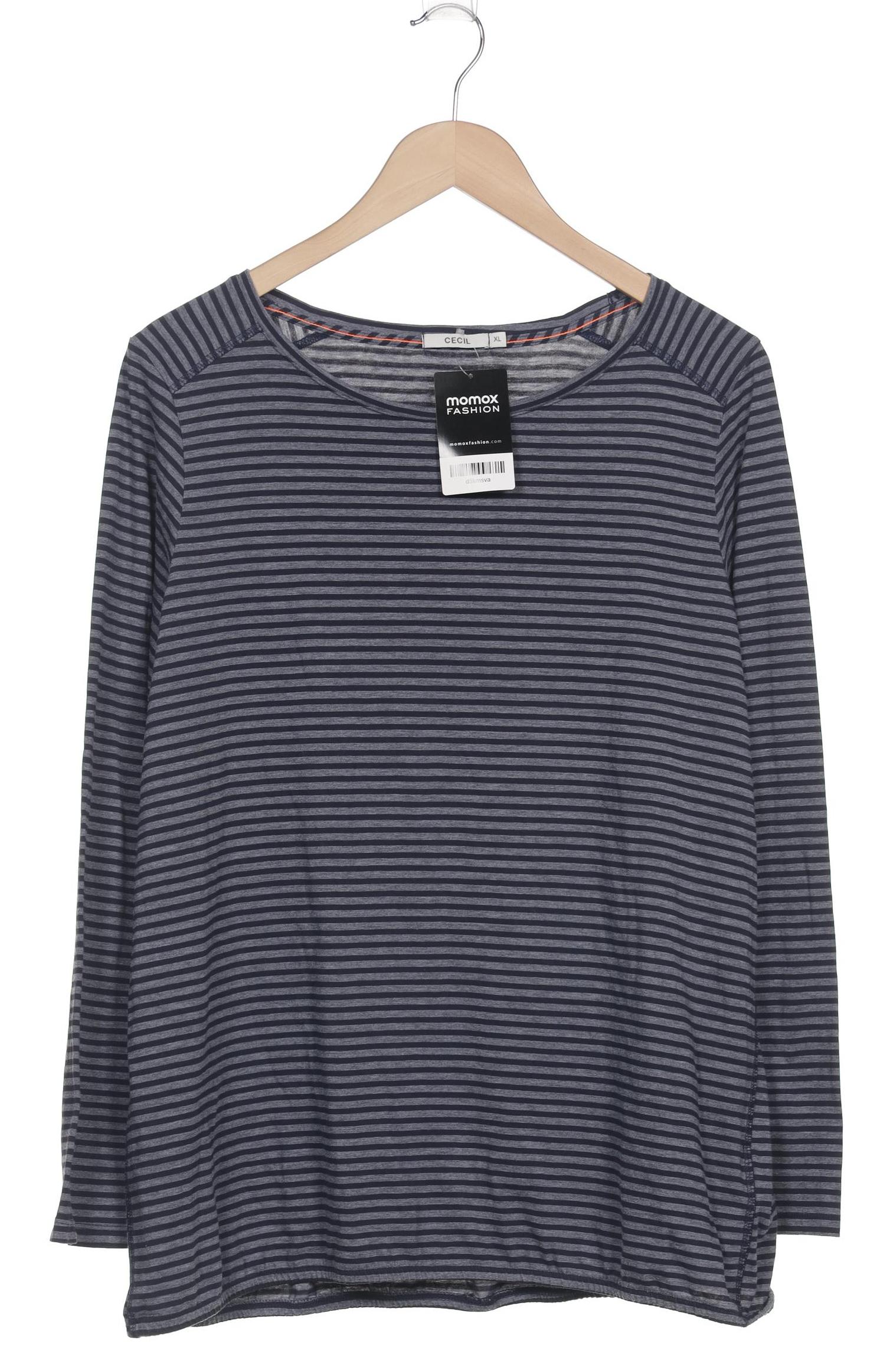 

Cecil Damen Langarmshirt, marineblau, Gr. 44