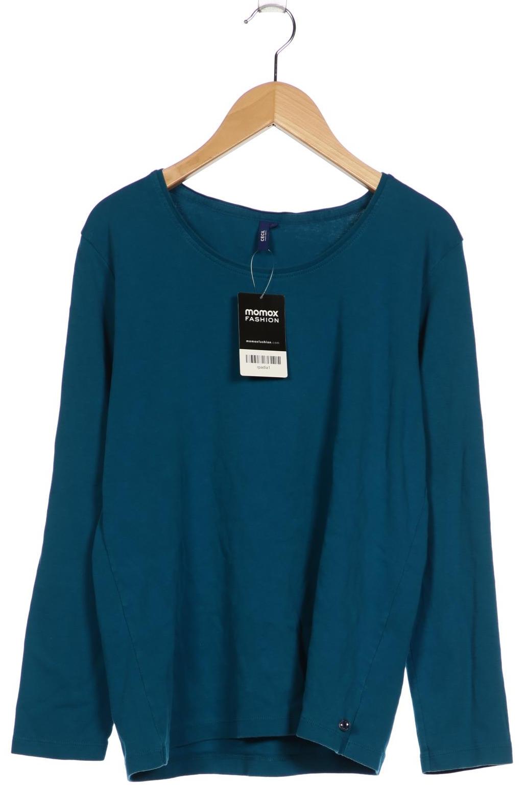 

Cecil Damen Langarmshirt, blau, Gr. 42