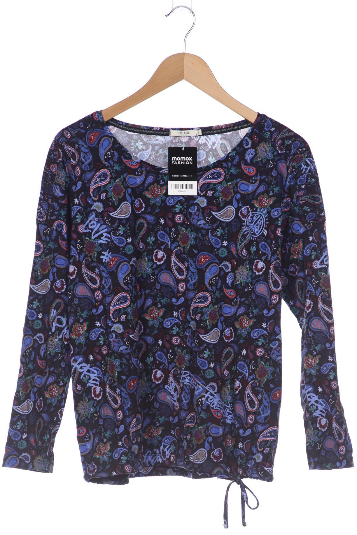

Cecil Damen Langarmshirt, schwarz, Gr. 42