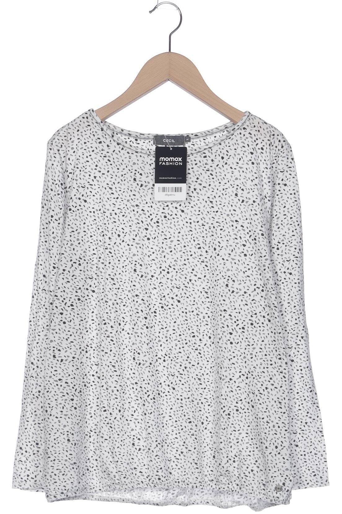 

Cecil Damen Langarmshirt, weiß, Gr. 42