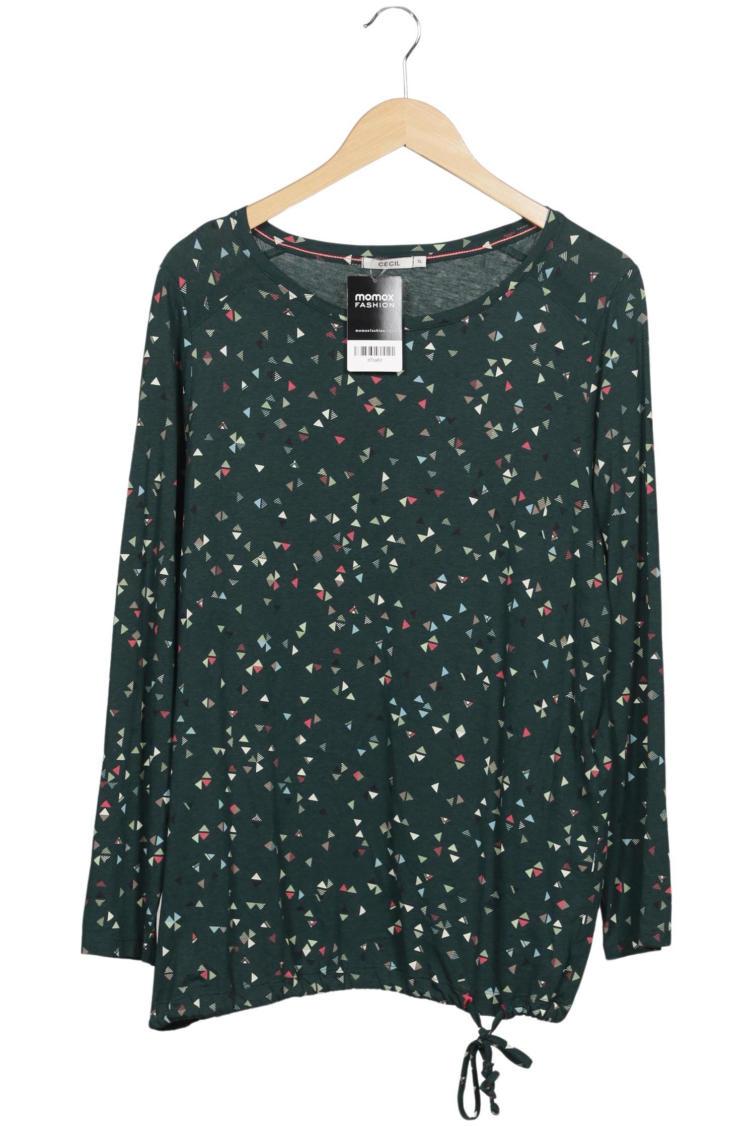 

Cecil Damen Langarmshirt, grün, Gr. 44