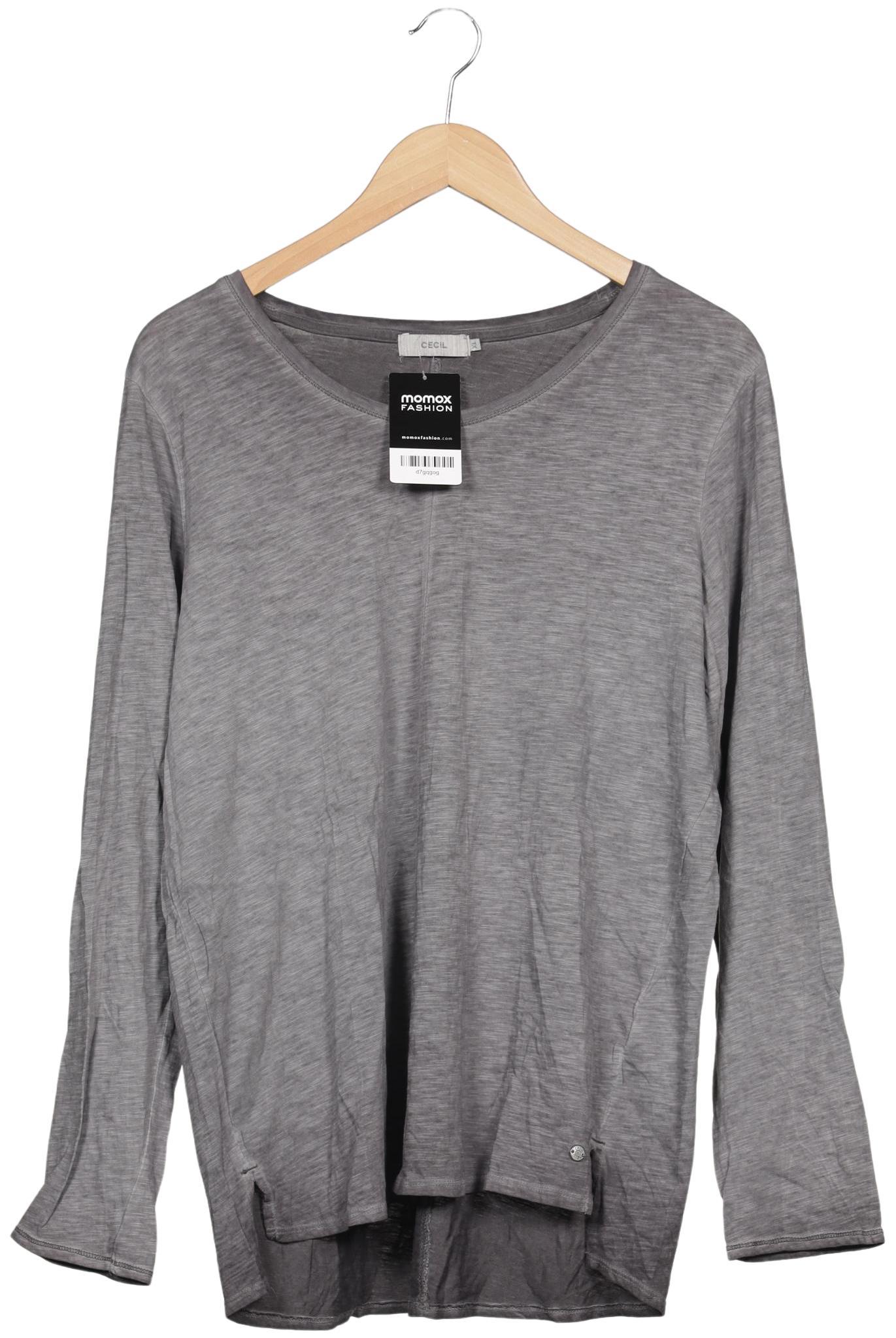 

Cecil Damen Langarmshirt, grau, Gr. 44