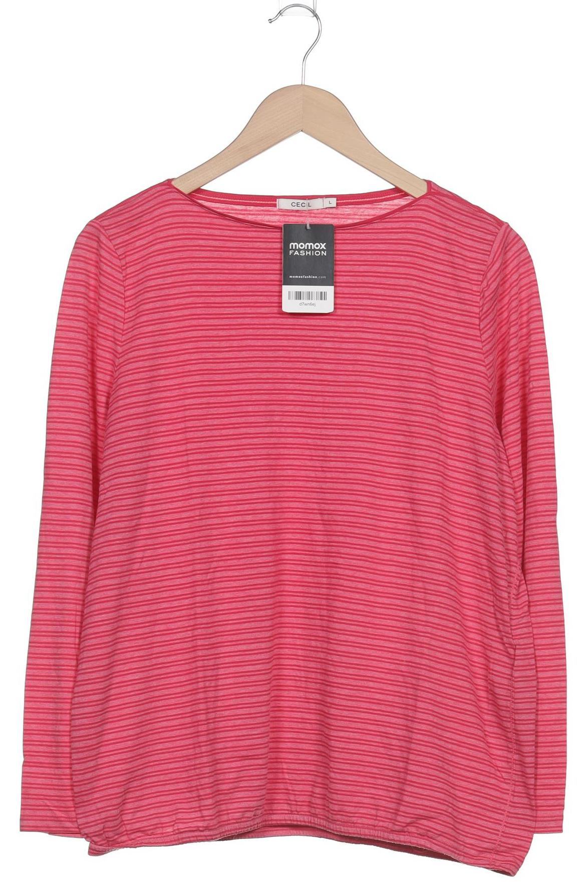 

Cecil Damen Langarmshirt, pink, Gr. 42