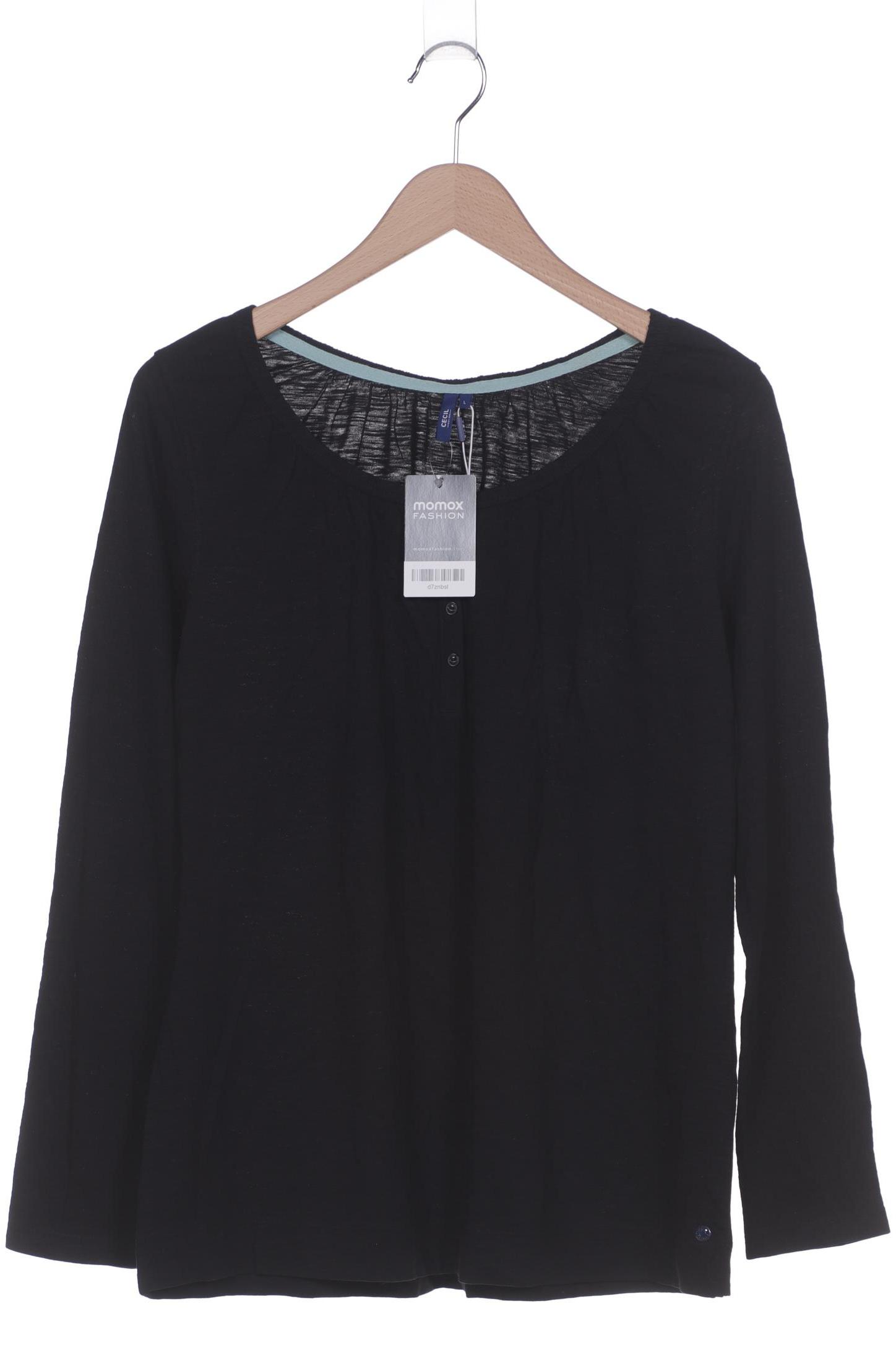 

Cecil Damen Langarmshirt, schwarz, Gr. 42