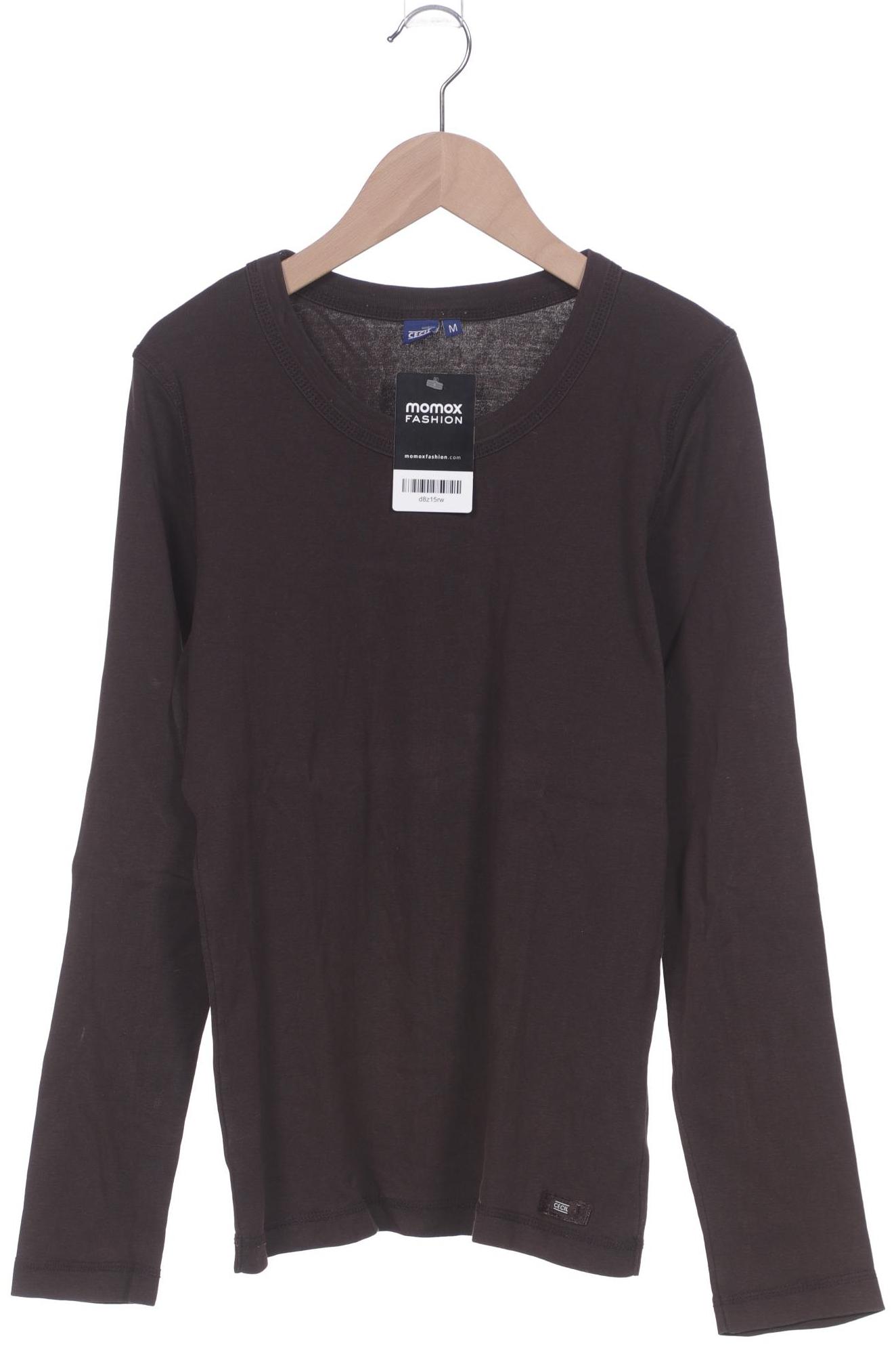 

Cecil Damen Langarmshirt, braun, Gr. 38