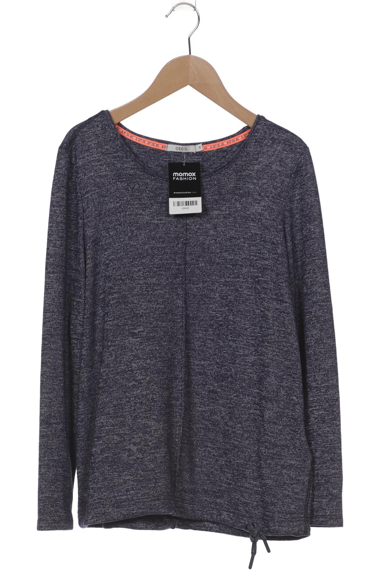 

Cecil Damen Langarmshirt, marineblau, Gr. 36
