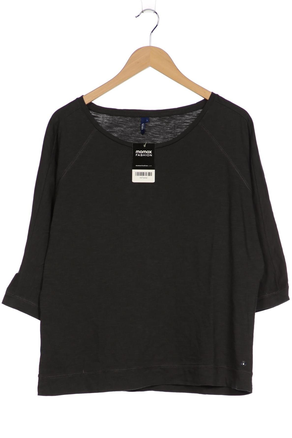 

Cecil Damen Langarmshirt, grau, Gr. 42