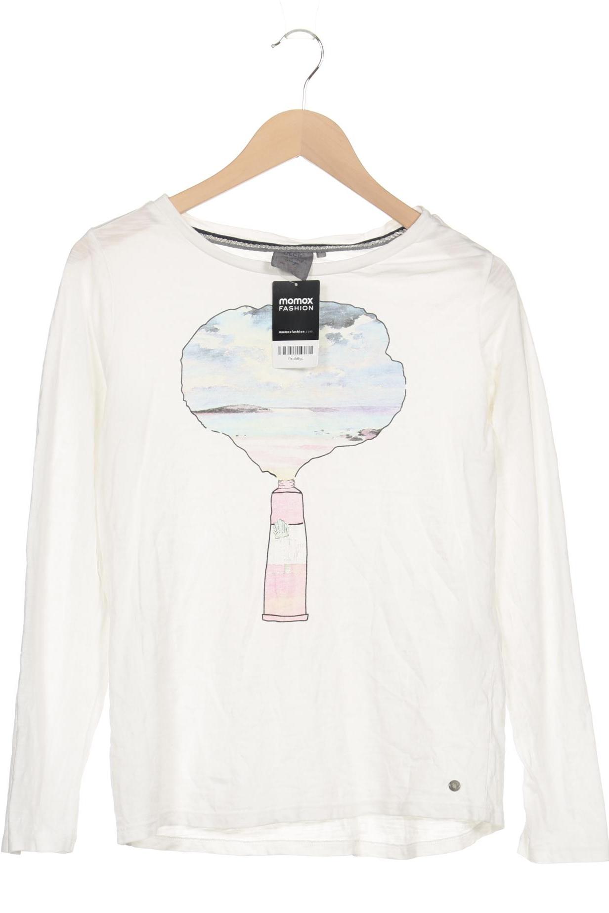 

Cecil Damen Langarmshirt, weiß, Gr. 36