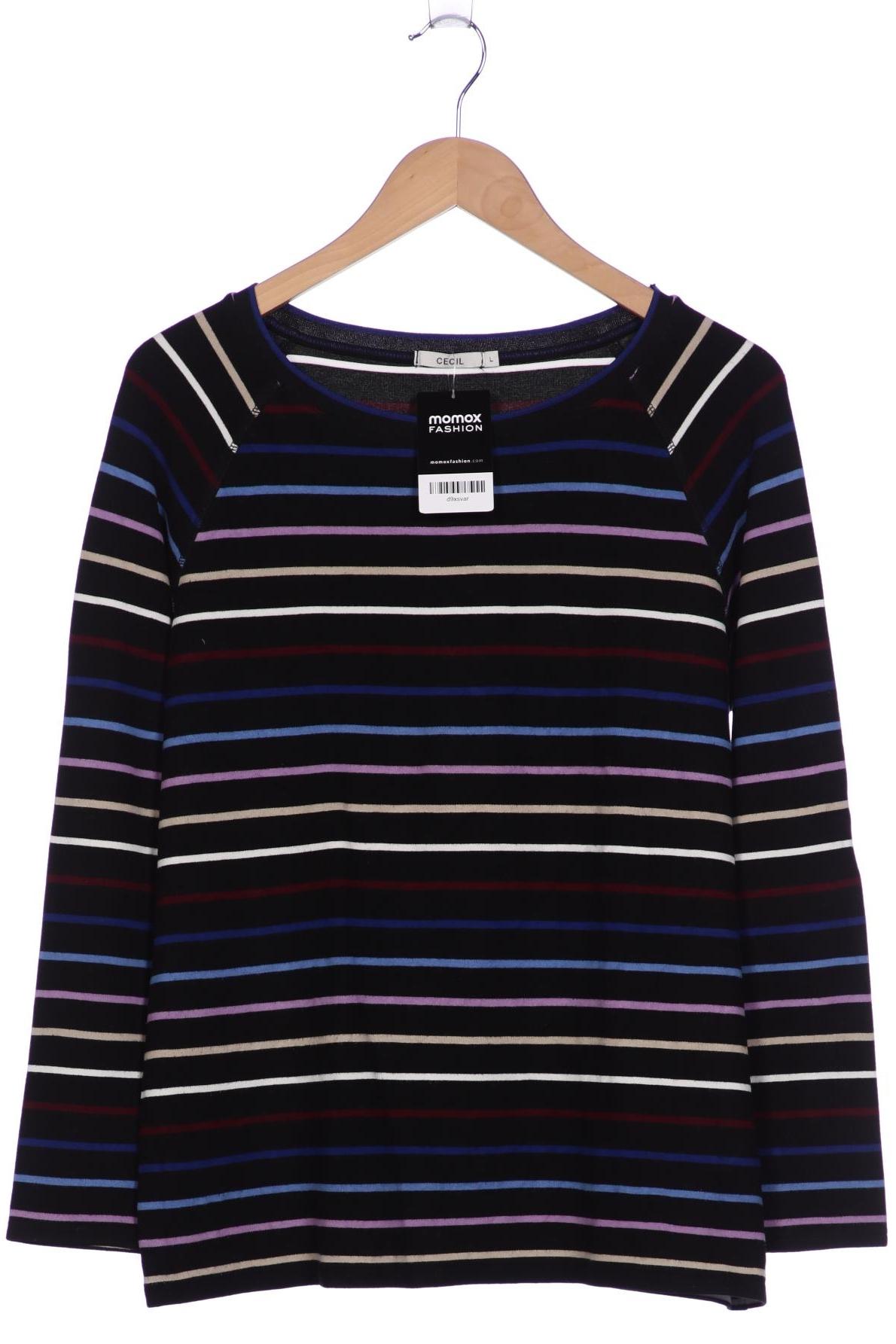 

Cecil Damen Langarmshirt, schwarz, Gr. 42