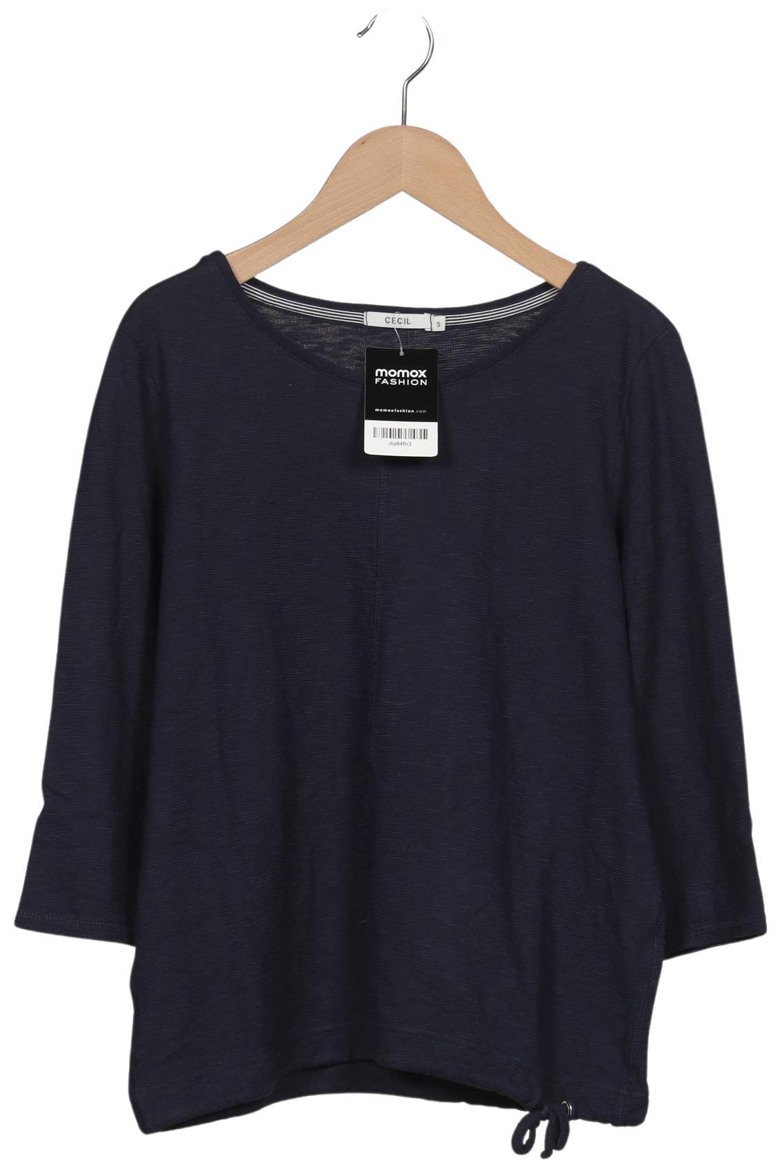 

Cecil Damen Langarmshirt, marineblau, Gr. 36