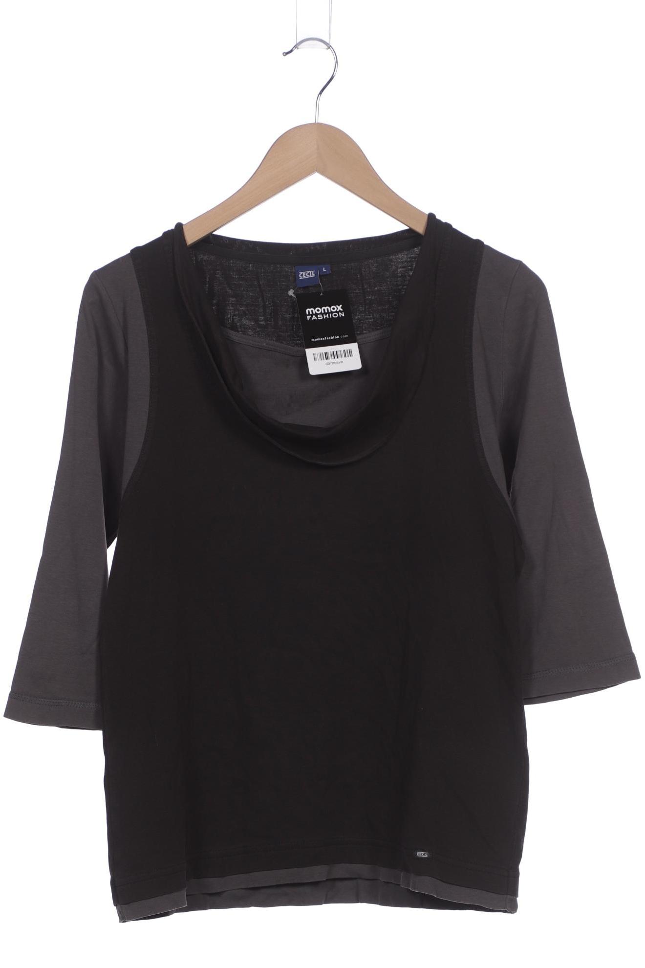 

Cecil Damen Langarmshirt, schwarz, Gr. 42