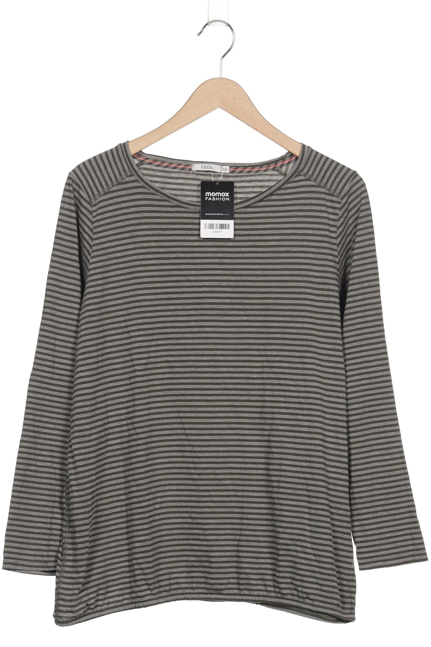 

Cecil Damen Langarmshirt, grün, Gr. 46
