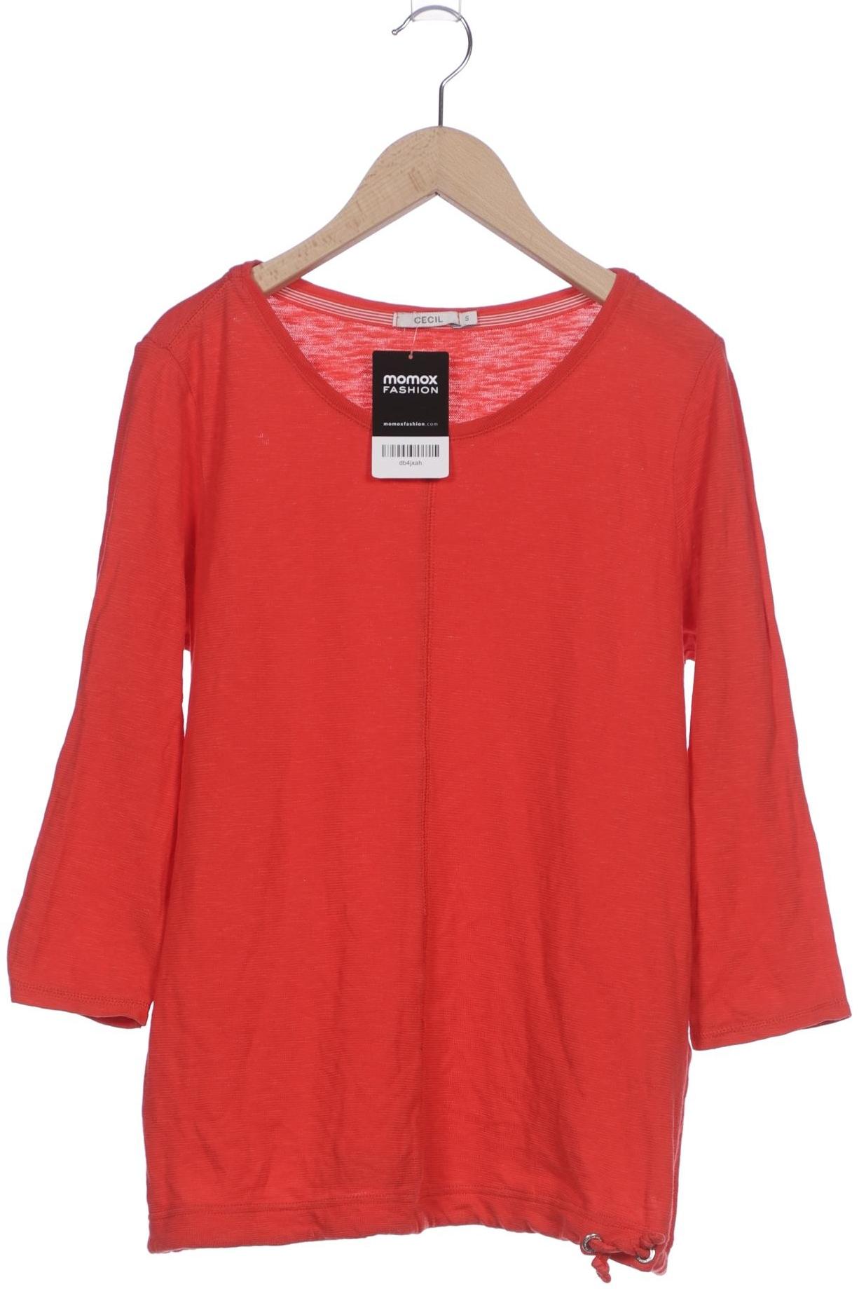 

Cecil Damen Langarmshirt, orange, Gr. 36
