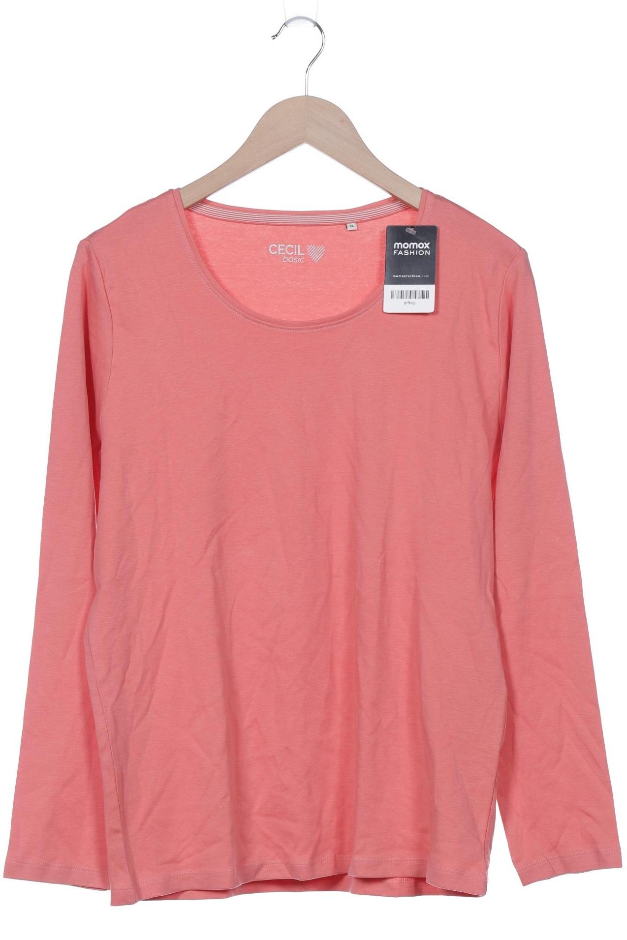 

Cecil Damen Langarmshirt, pink, Gr. 44