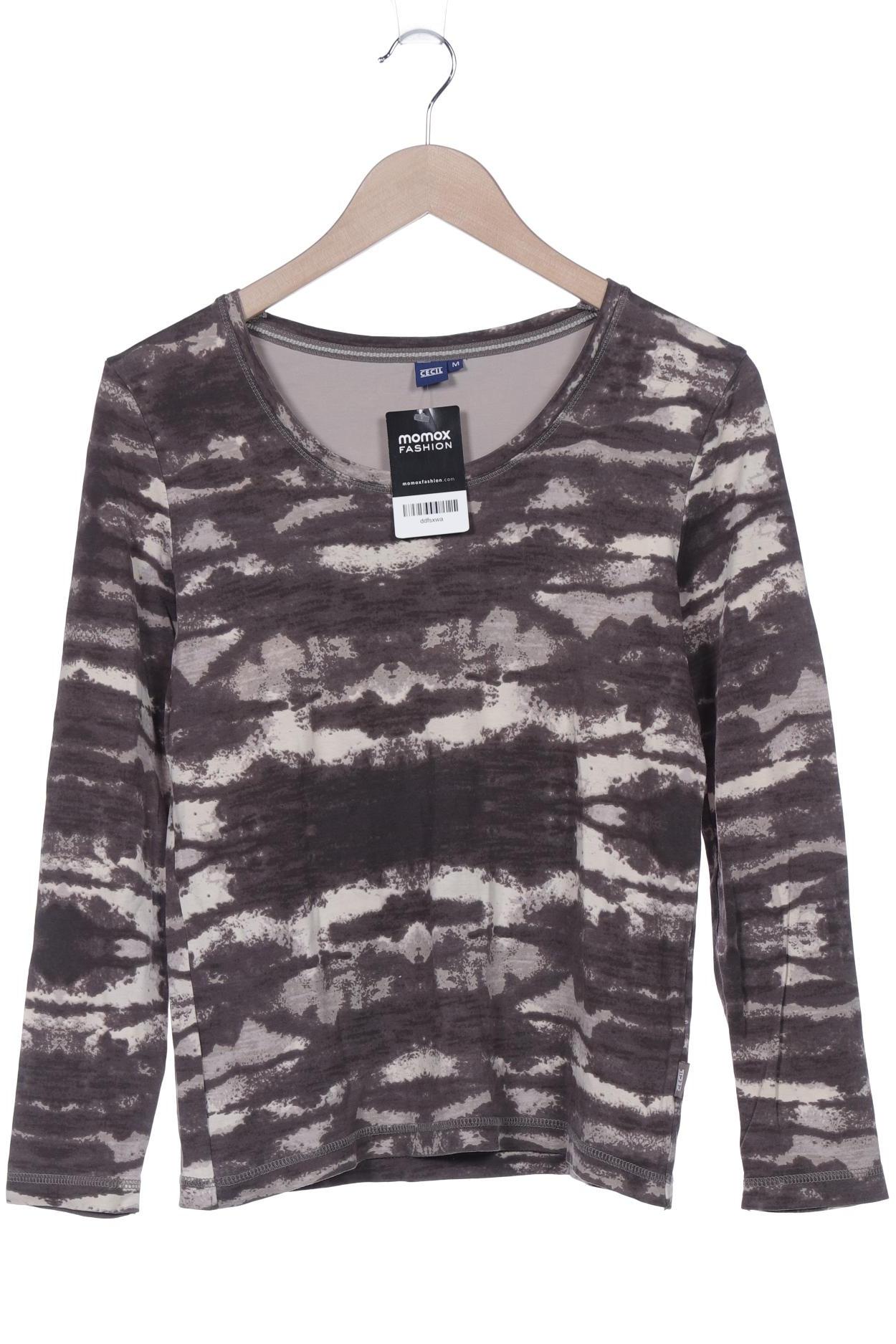 

Cecil Damen Langarmshirt, braun, Gr. 38