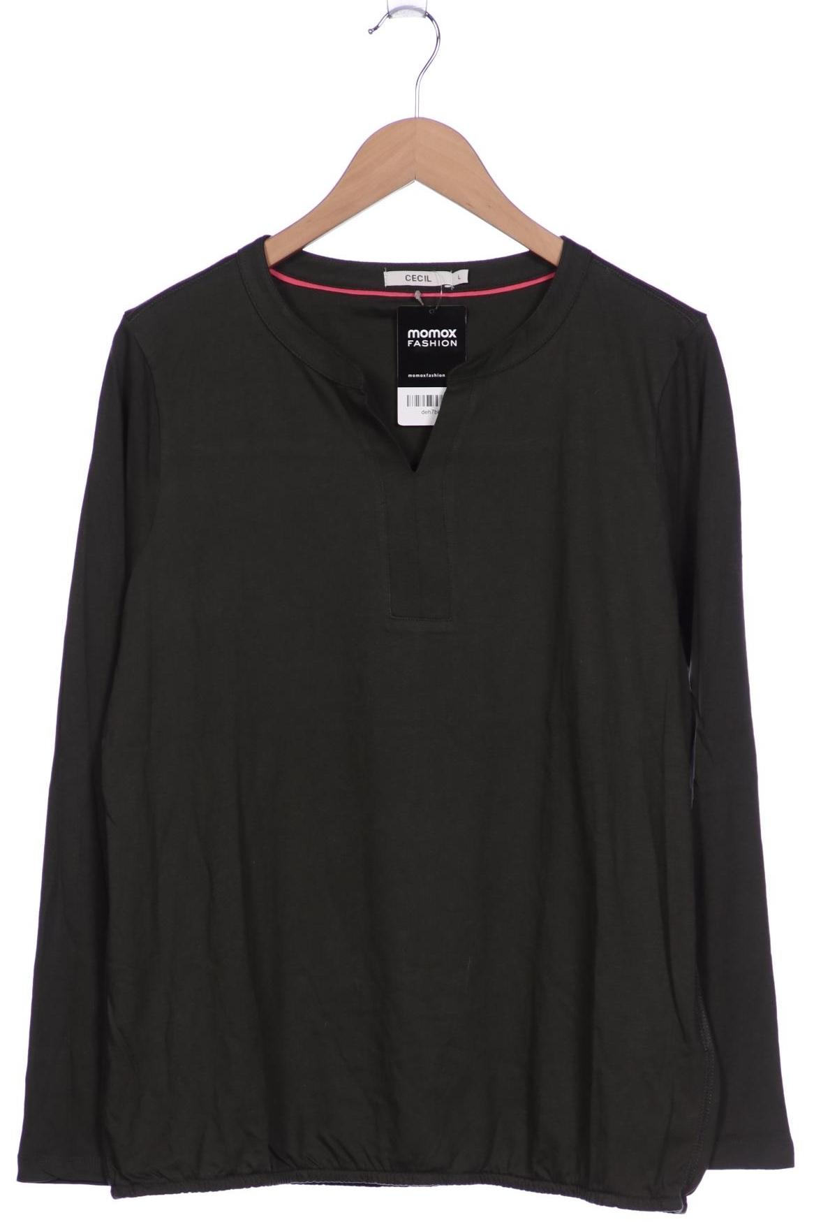 

Cecil Damen Langarmshirt, grün, Gr. 42