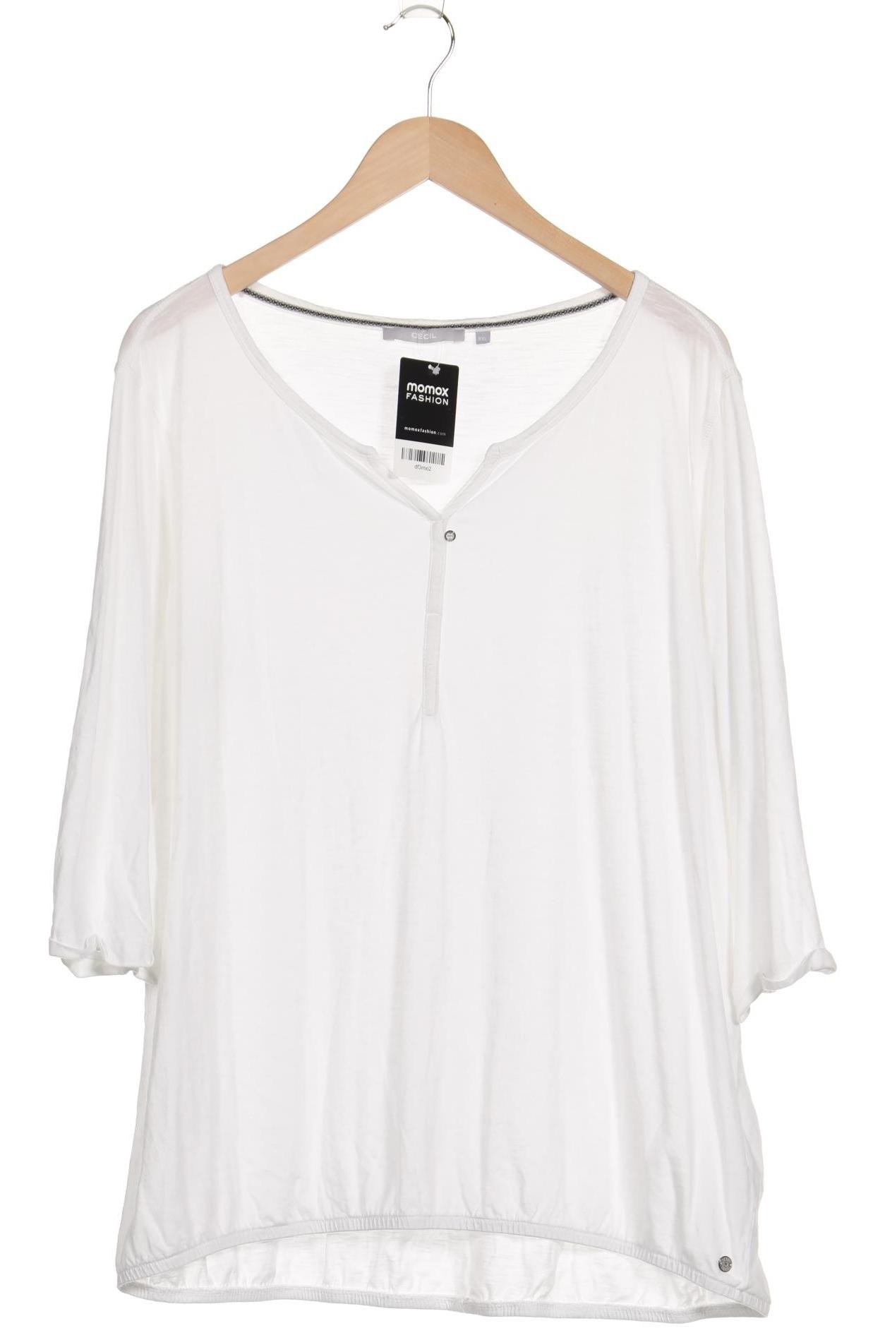 

Cecil Damen Langarmshirt, weiß, Gr. 46
