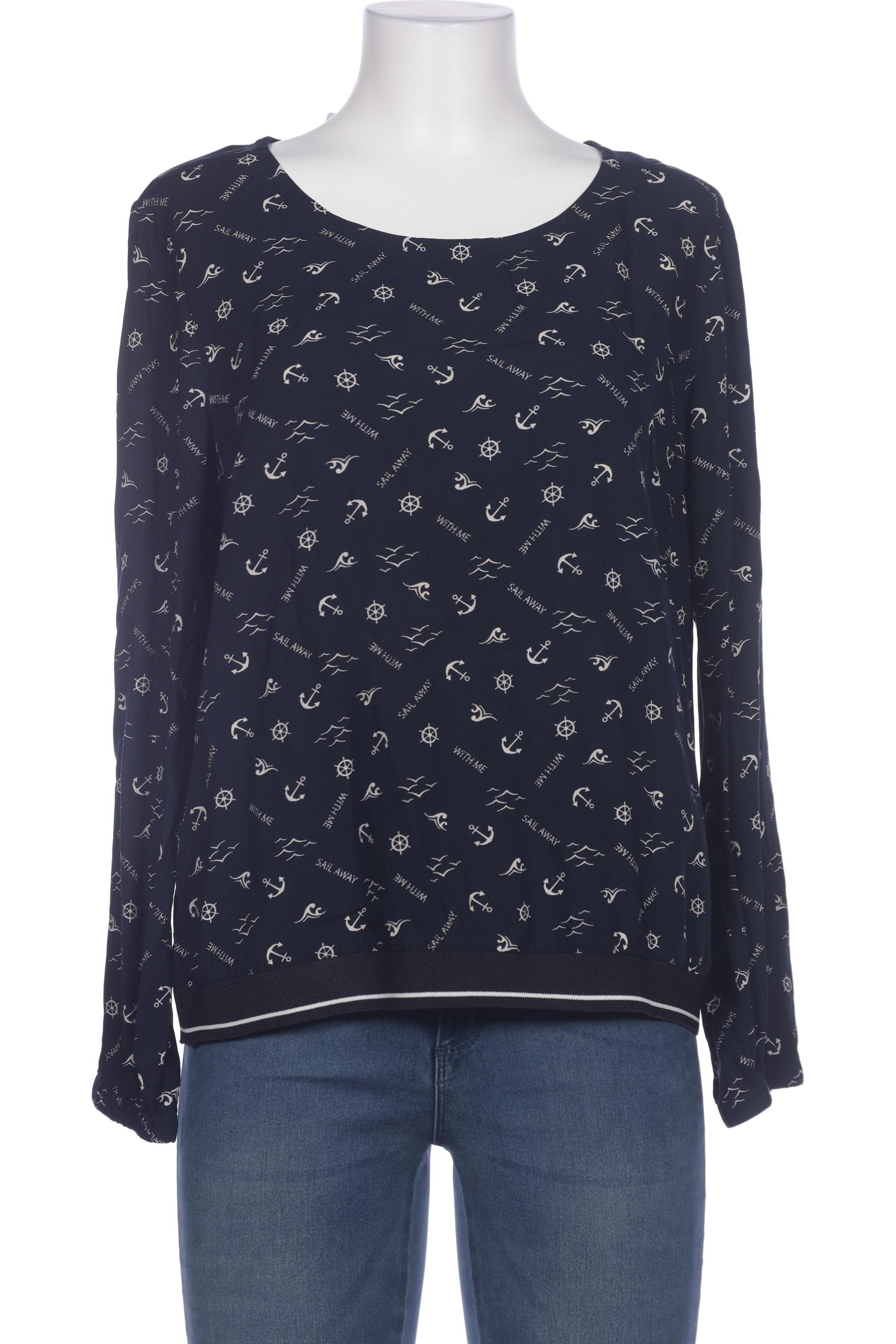 

Cecil Damen Langarmshirt, marineblau, Gr. 42