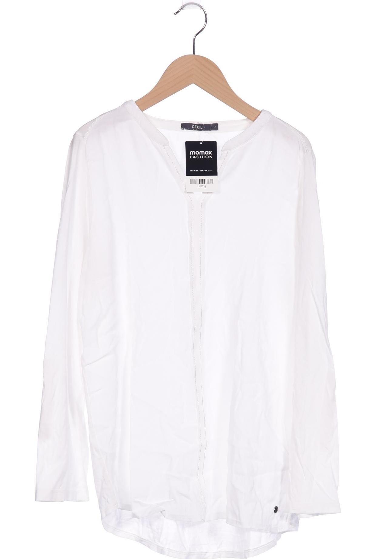 

Cecil Damen Langarmshirt, weiß, Gr. 42