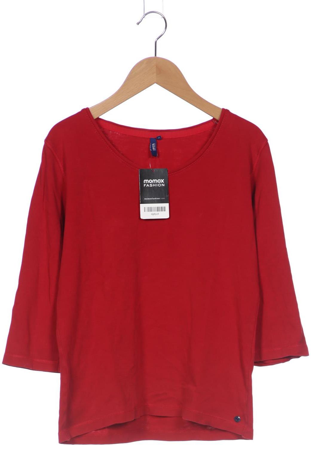 

Cecil Damen Langarmshirt, rot, Gr. 36