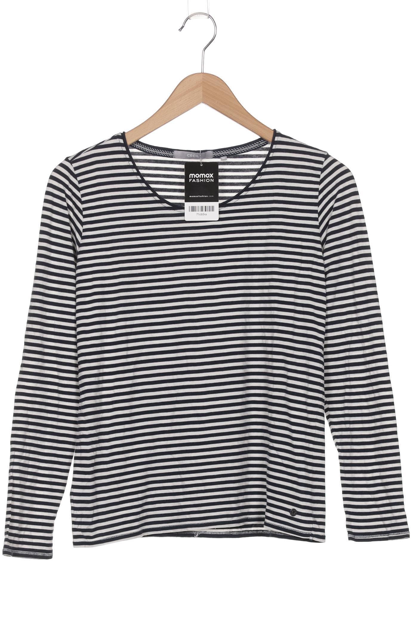 

Cecil Damen Langarmshirt, weiß, Gr. 38