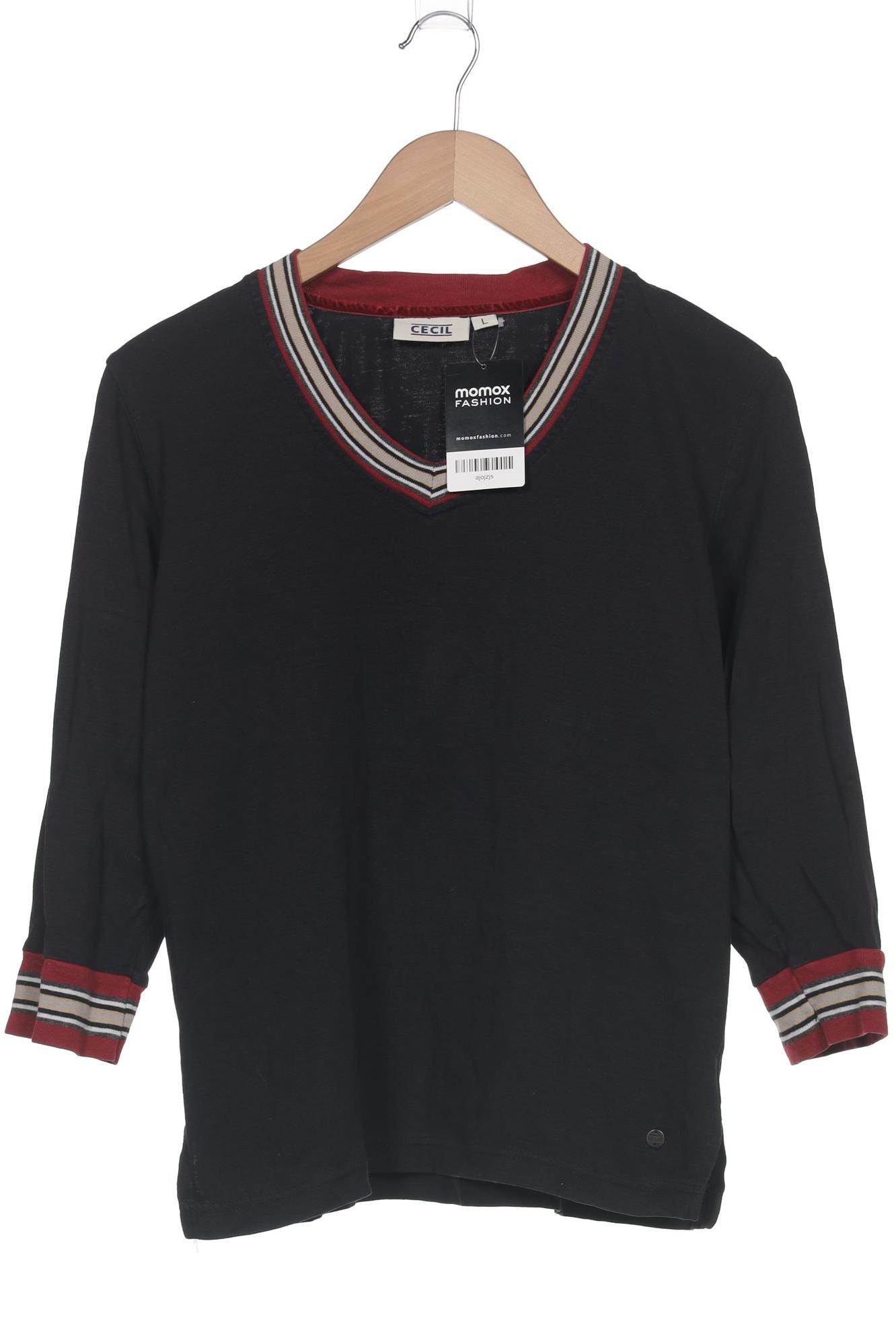 

Cecil Damen Langarmshirt, marineblau, Gr. 42