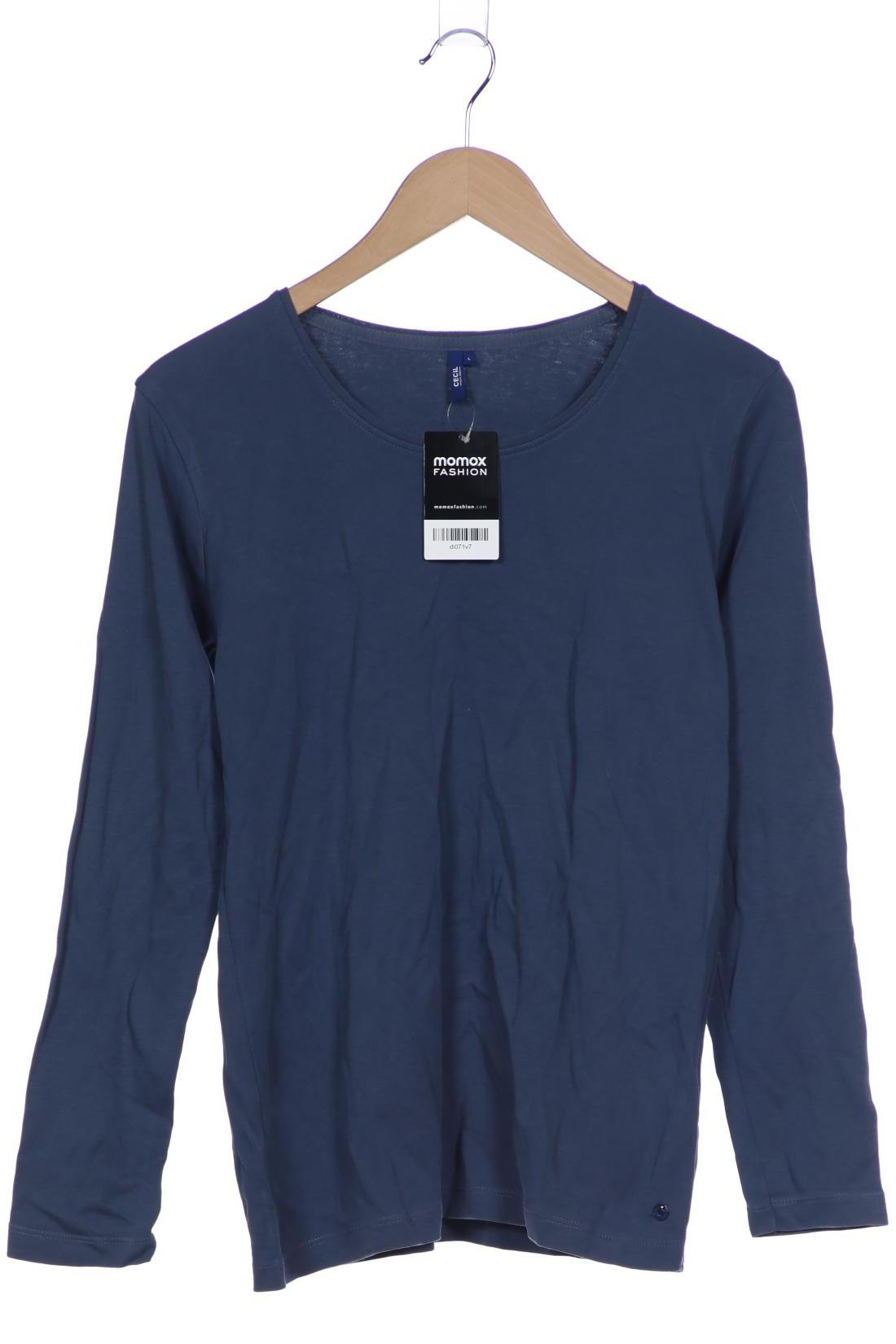 

Cecil Damen Langarmshirt, marineblau, Gr. 42