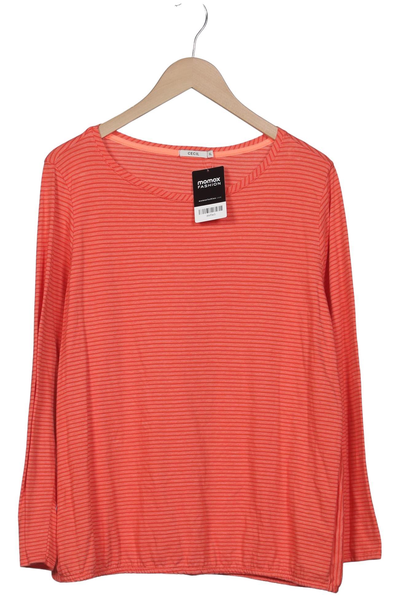

Cecil Damen Langarmshirt, orange, Gr. 44