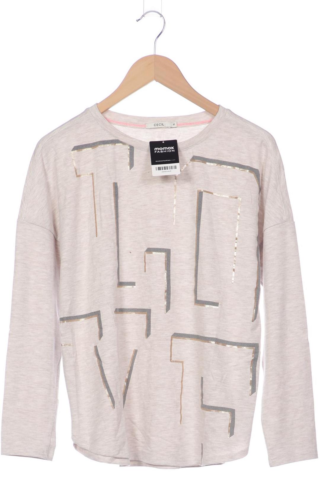 

Cecil Damen Langarmshirt, beige, Gr. 38