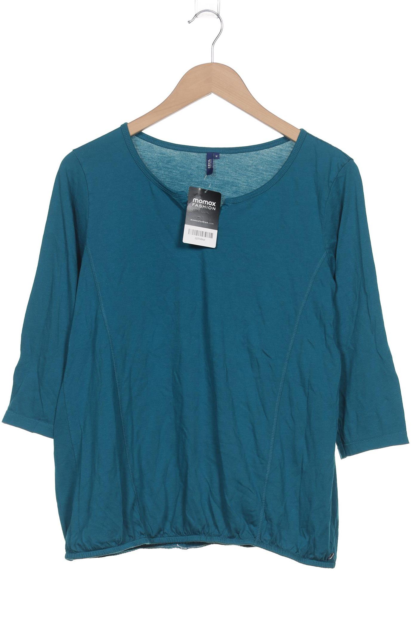 

Cecil Damen Langarmshirt, türkis, Gr. 38