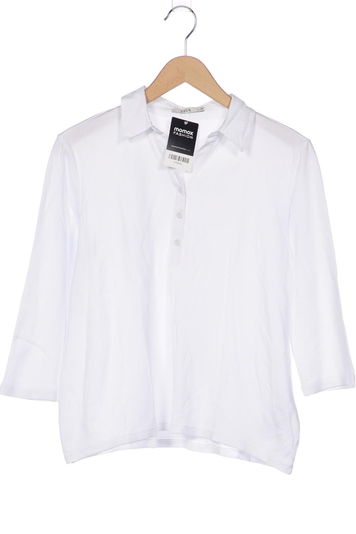 

Cecil Damen Langarmshirt, weiß, Gr. 38