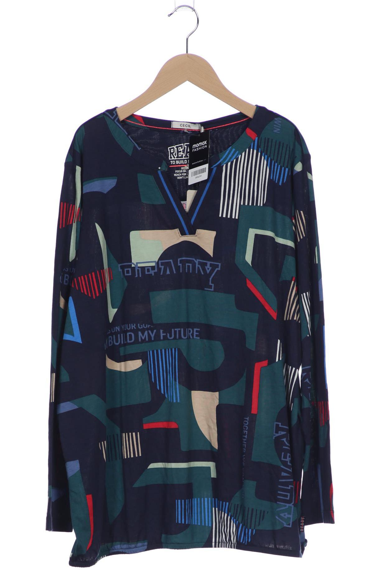 

Cecil Damen Langarmshirt, blau, Gr. 46