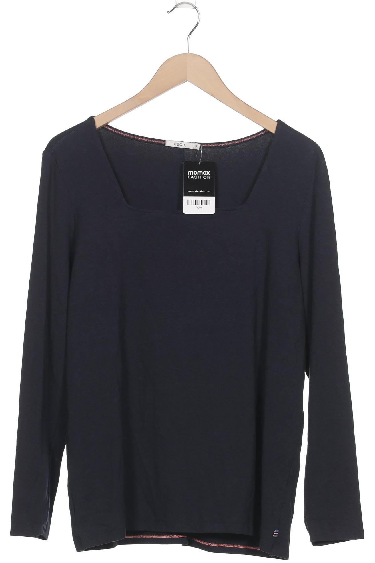 

Cecil Damen Langarmshirt, marineblau, Gr. 44