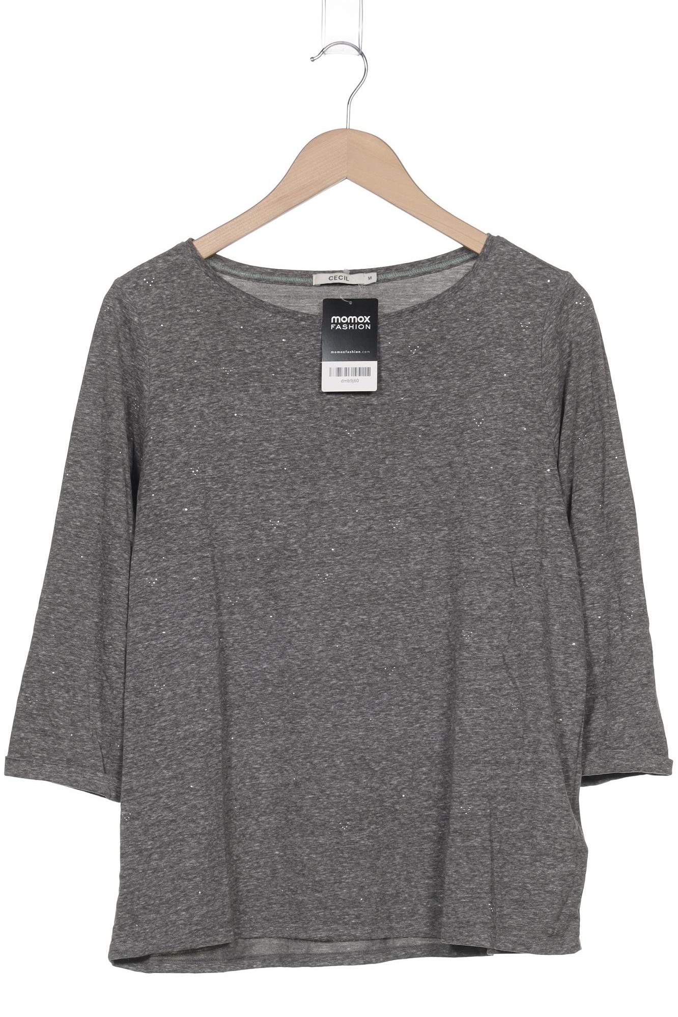 

Cecil Damen Langarmshirt, grau, Gr. 38