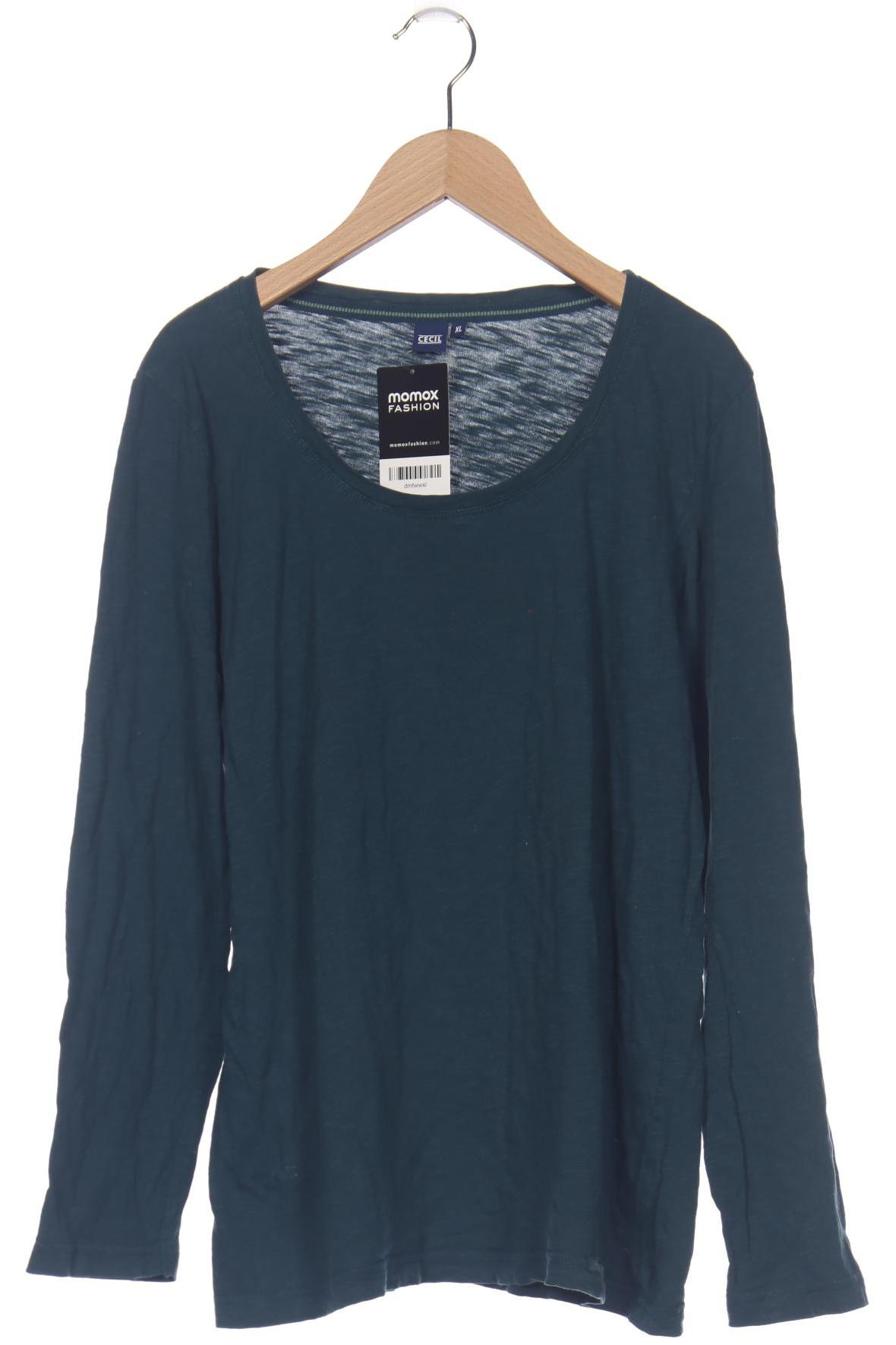 

Cecil Damen Langarmshirt, grün, Gr. 44