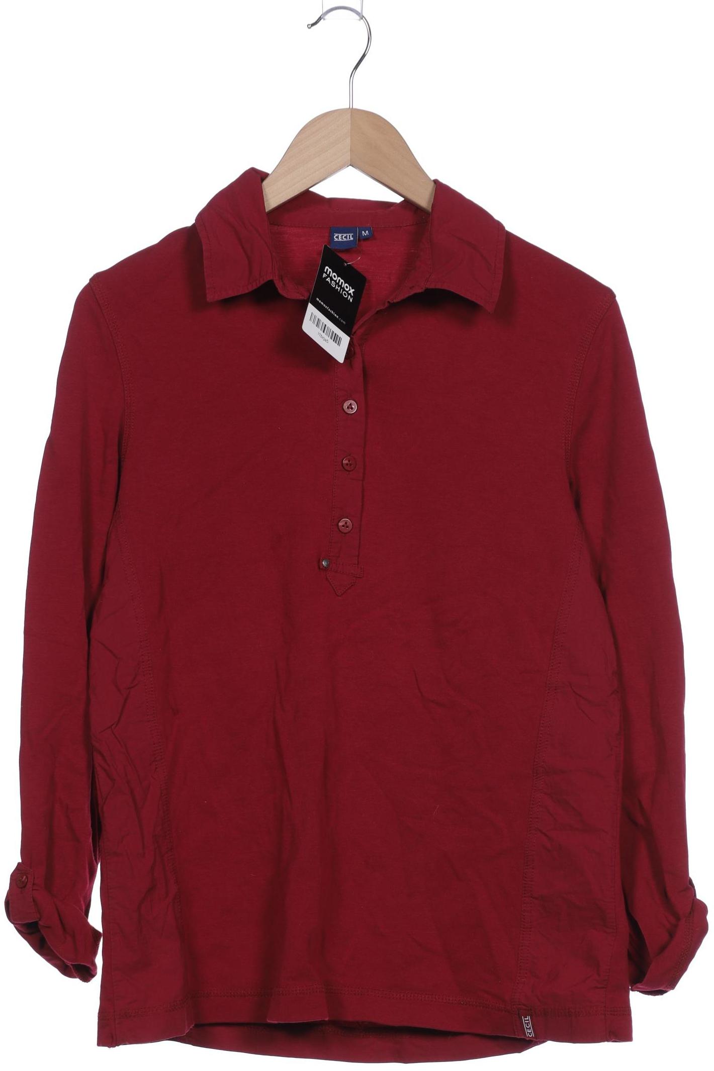 

Cecil Damen Langarmshirt, bordeaux, Gr. 38
