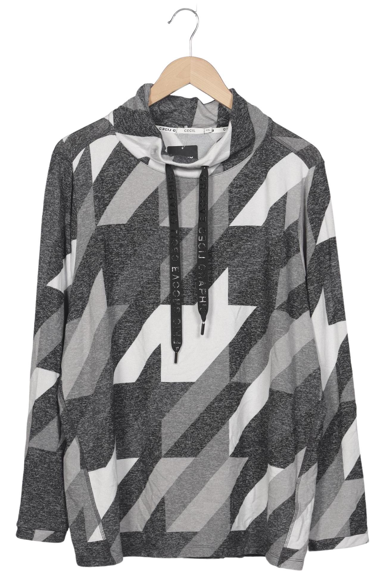 

Cecil Damen Langarmshirt, grau, Gr. 46