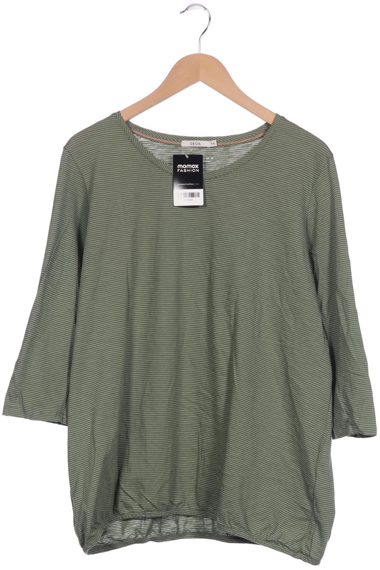 

Cecil Damen Langarmshirt, grün, Gr. 46