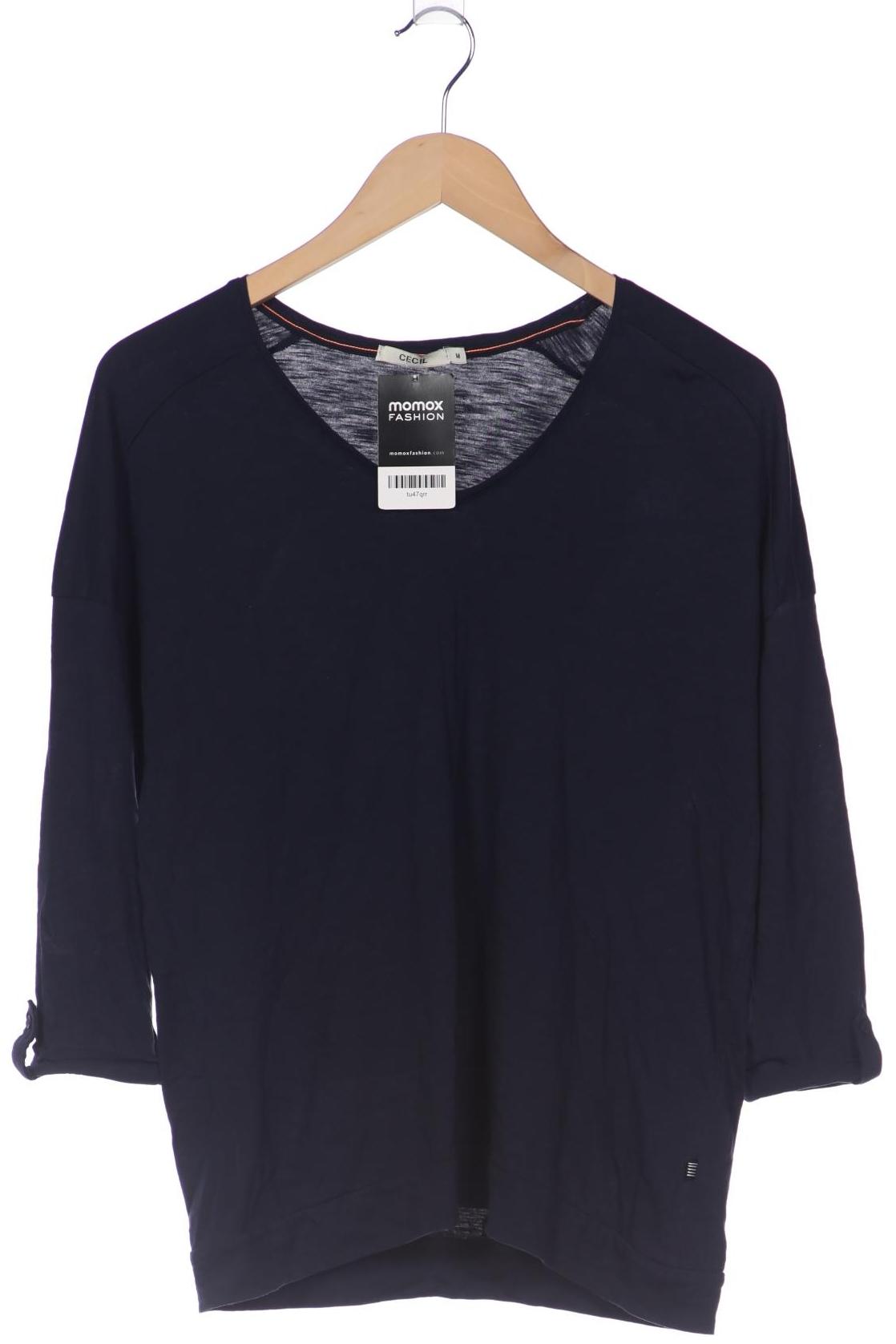 

Cecil Damen Langarmshirt, marineblau, Gr. 38