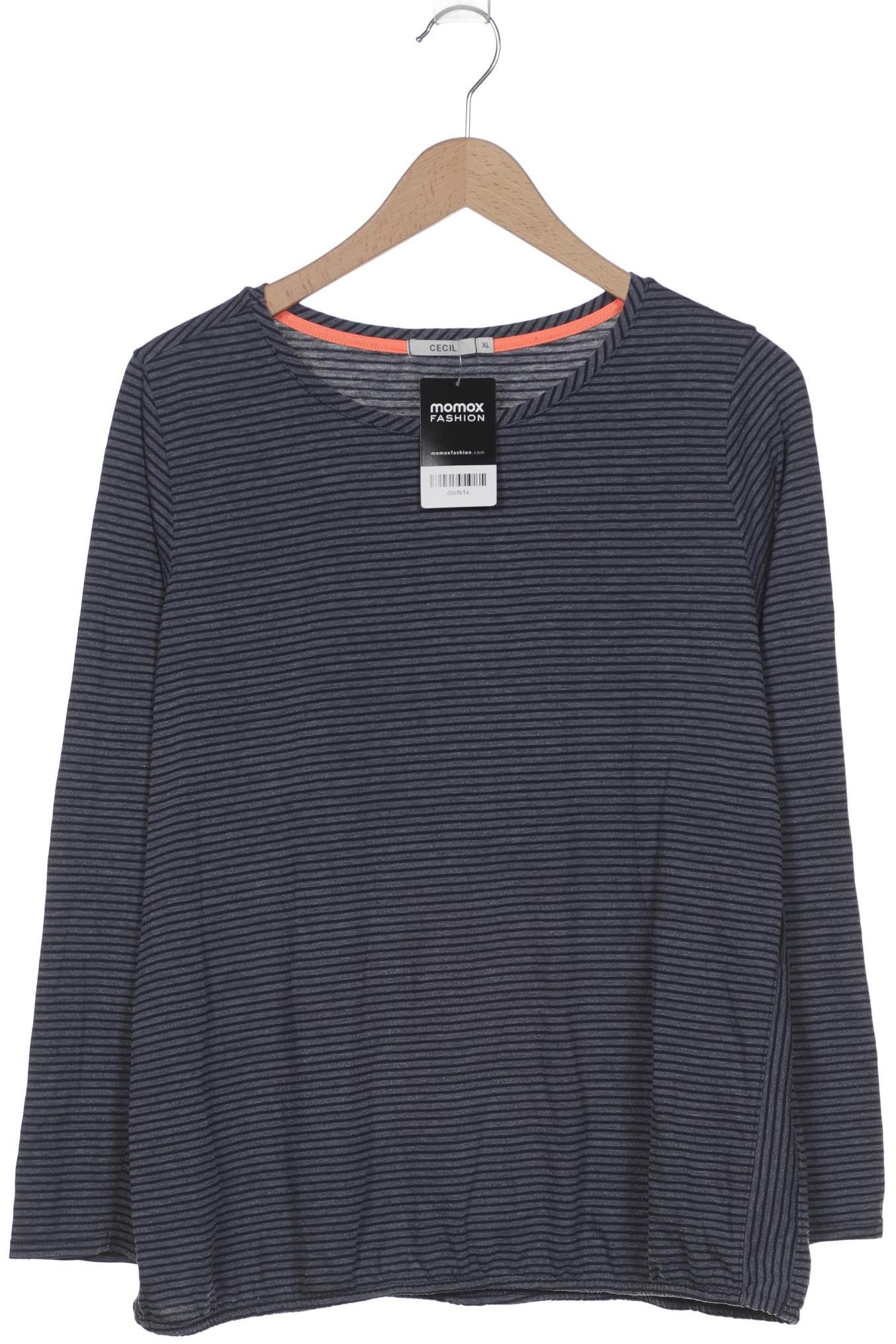 

Cecil Damen Langarmshirt, marineblau, Gr. 44