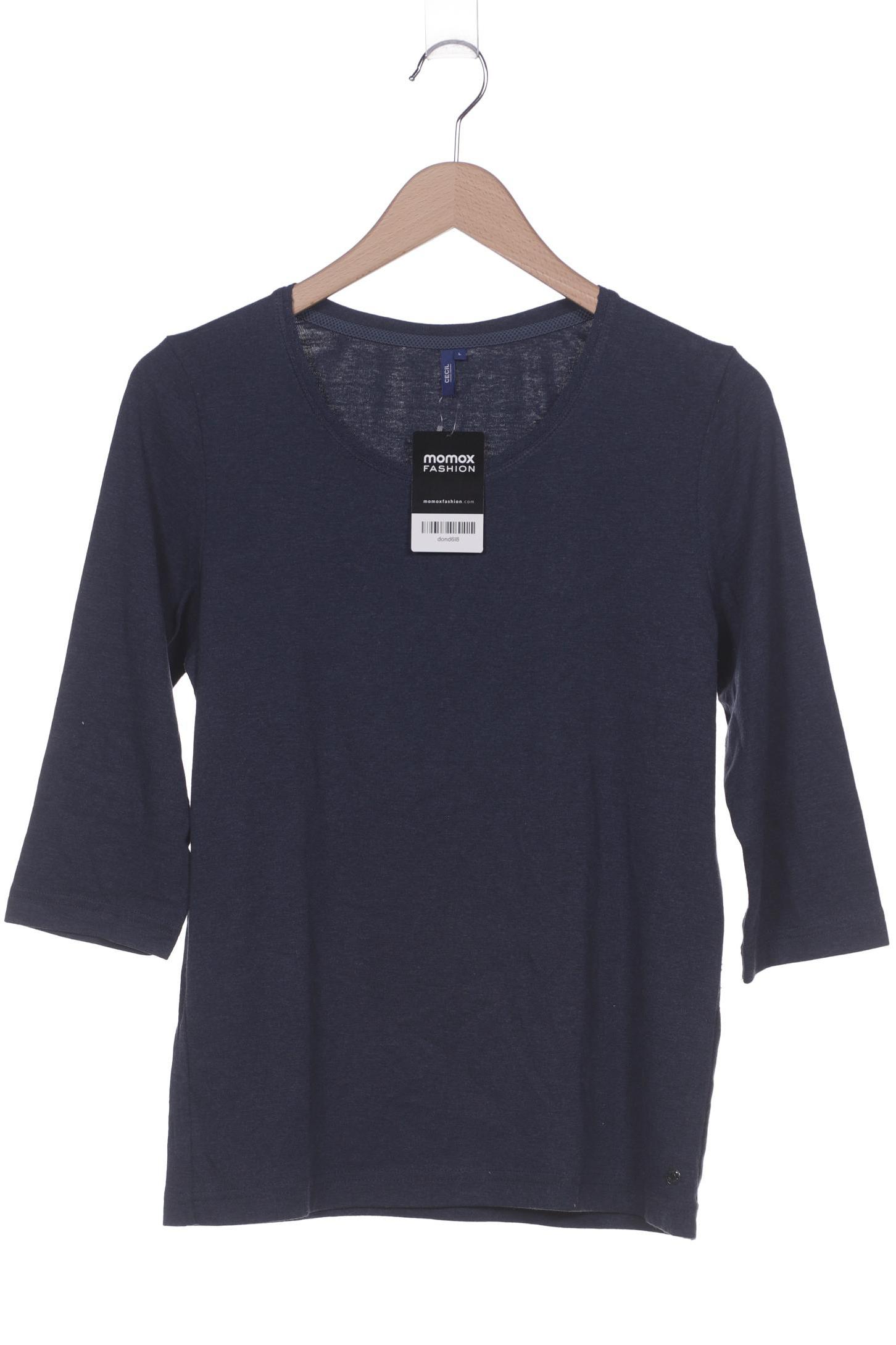 

Cecil Damen Langarmshirt, marineblau, Gr. 42