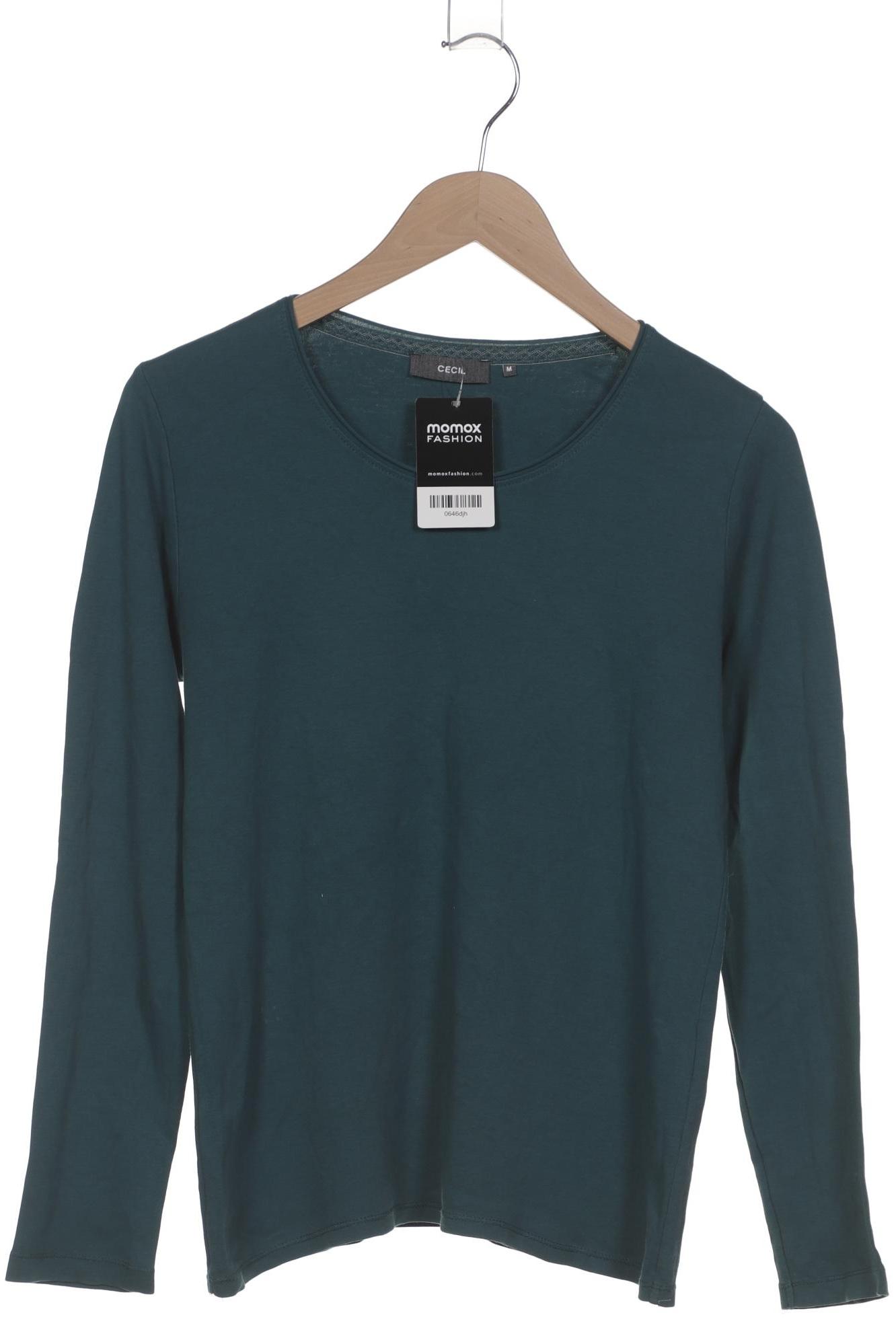 

Cecil Damen Langarmshirt, türkis, Gr. 38