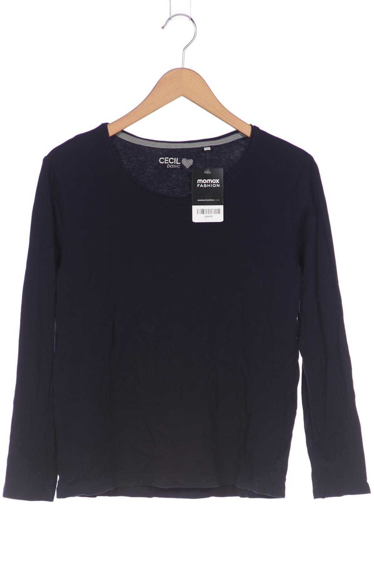 

Cecil Damen Langarmshirt, marineblau, Gr. 42