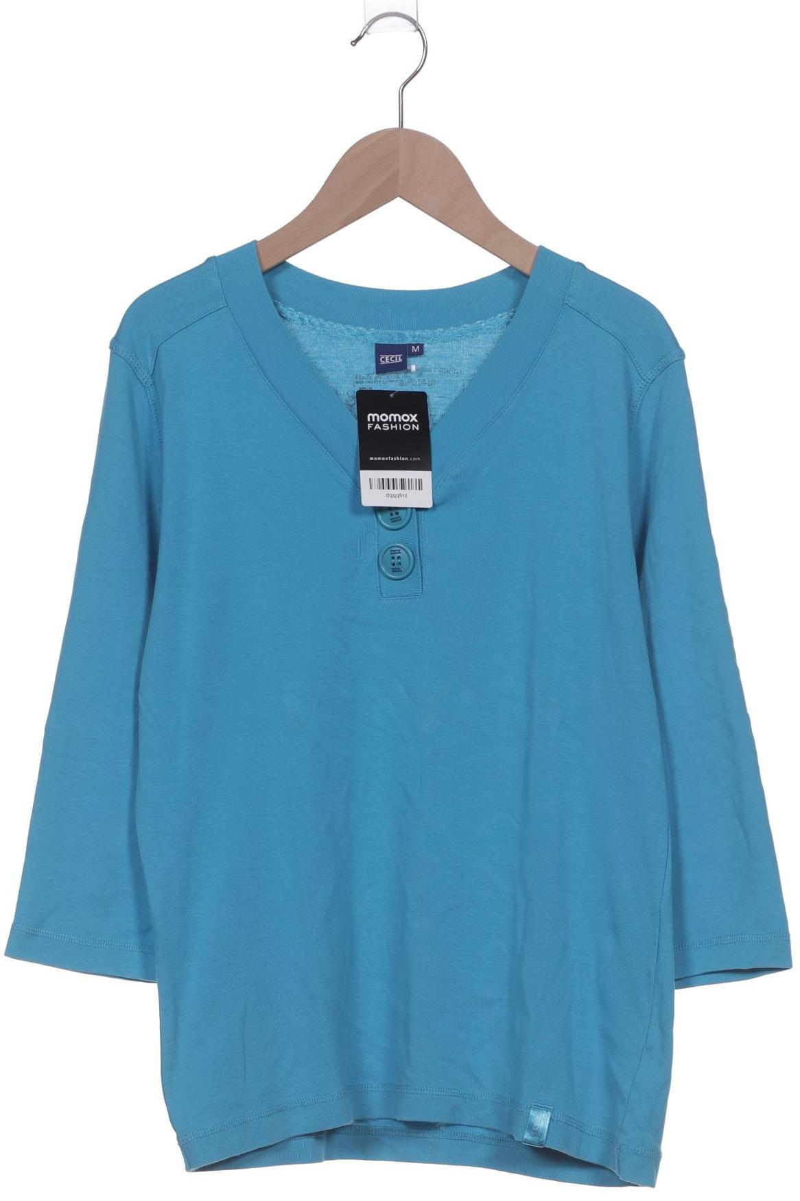 

Cecil Damen Langarmshirt, blau, Gr. 38