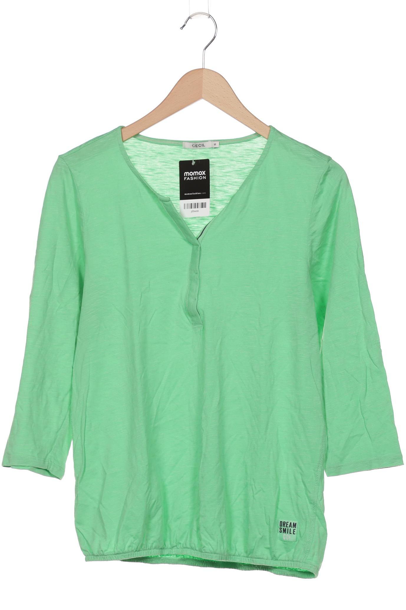 

Cecil Damen Langarmshirt, grün, Gr. 38