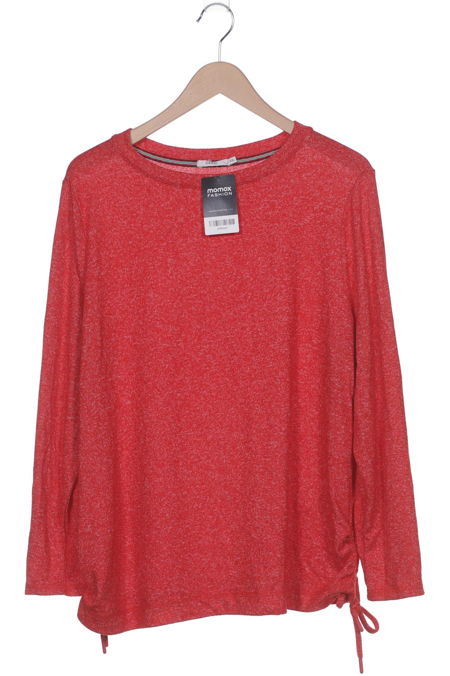 

Cecil Damen Langarmshirt, rot, Gr. 46